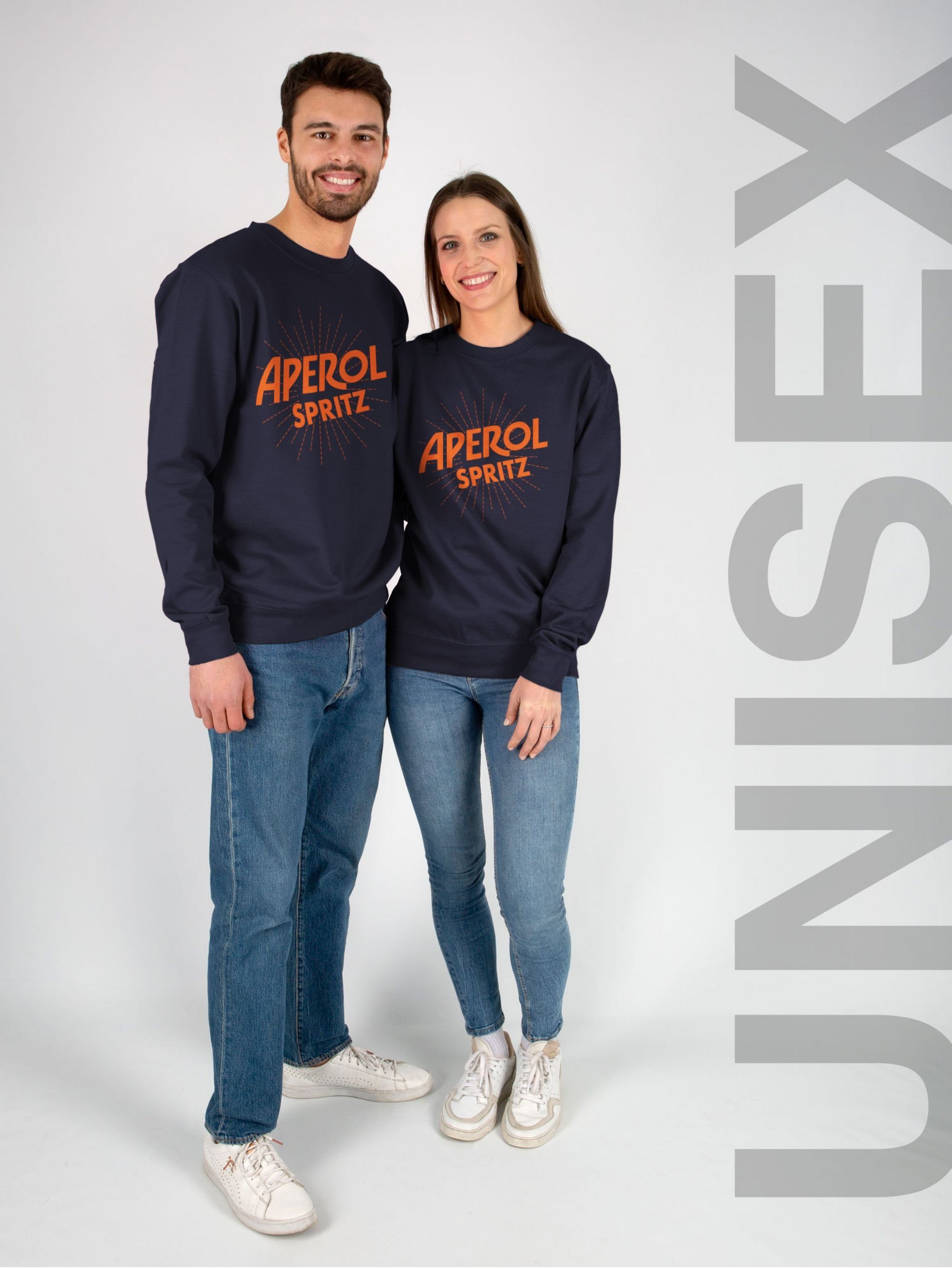 Shirtracer Sweatshirt Aperol Spritz Kostüm I Karneval Kostüm Aperol Spritz (1-tlg) Karneval & Fasching