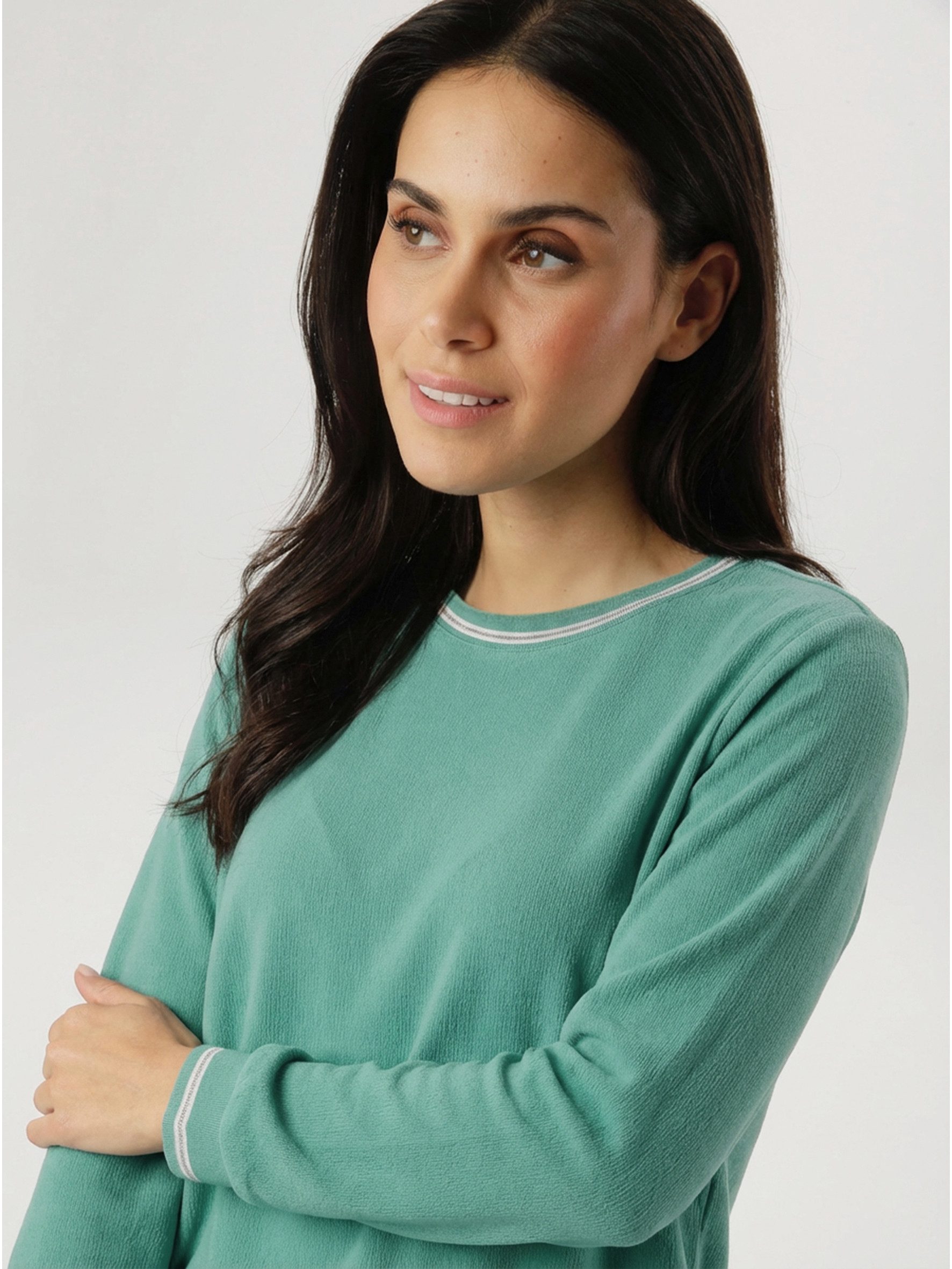 Aniston SELECTED Shirtbluse mit sportiven Bündchen