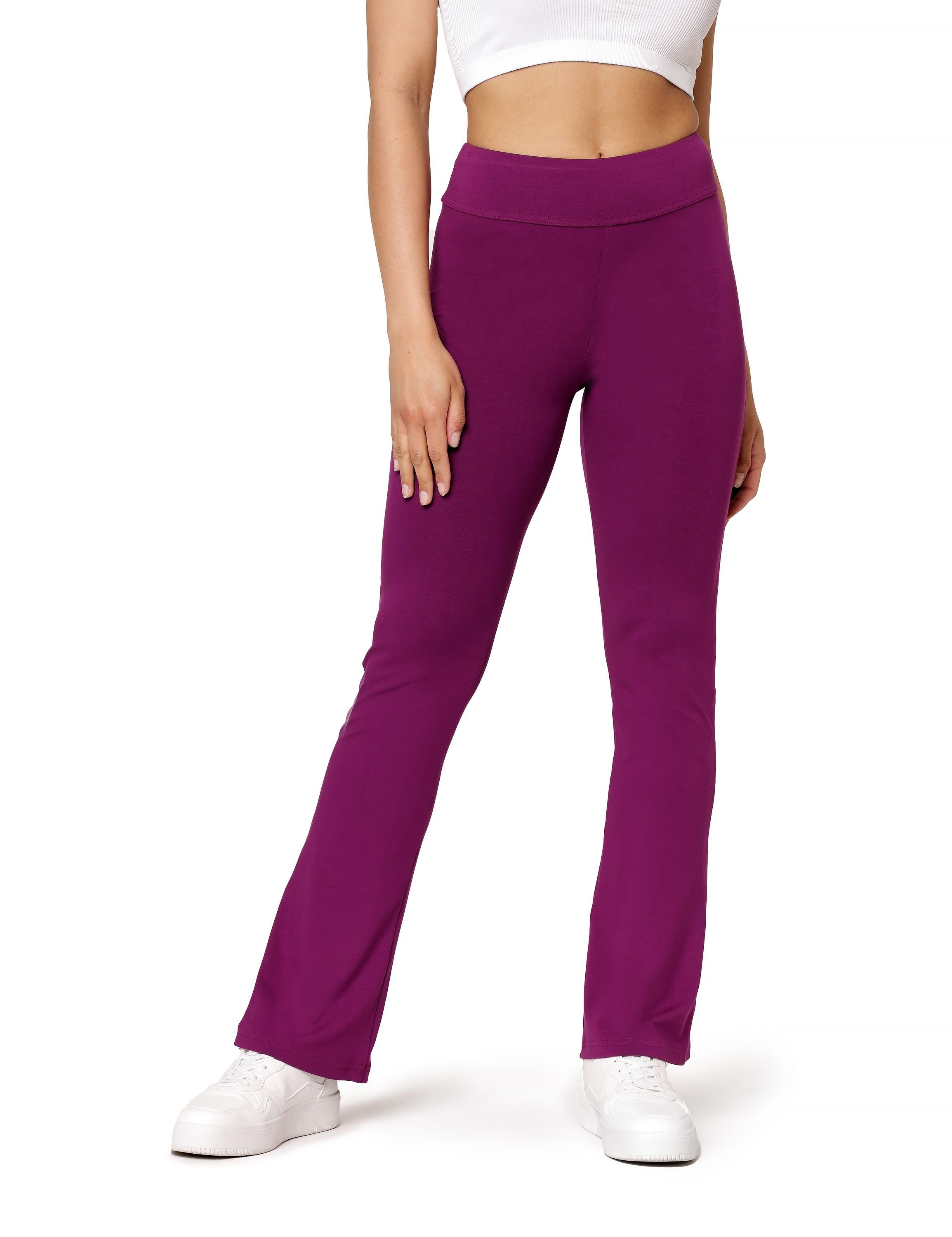 Leggings Damen Yogahose Jogginghose Flare Hose BLV50-277