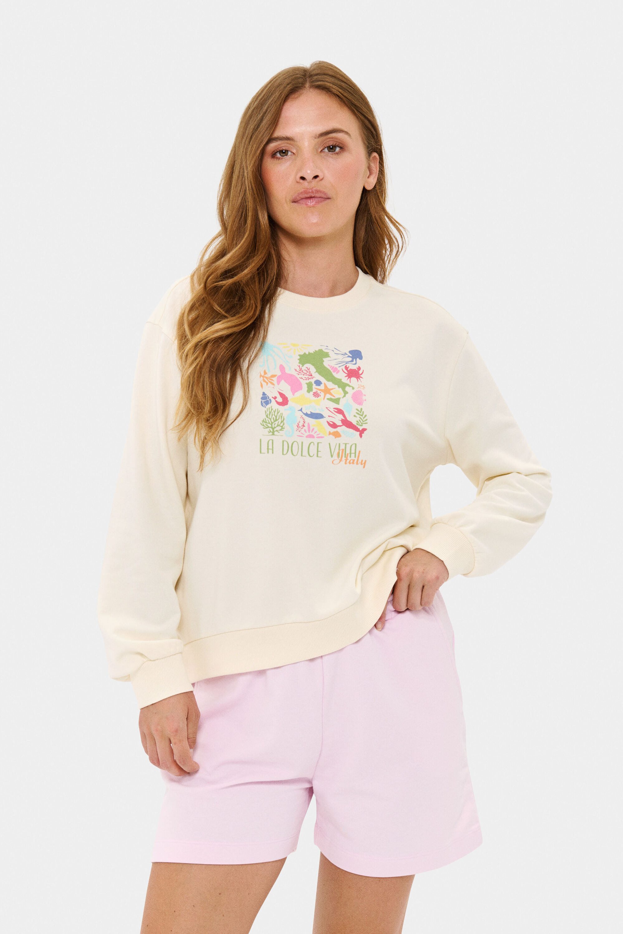 Saint Tropez Sweatjacke Trackjacket-sweat LoisaSZ