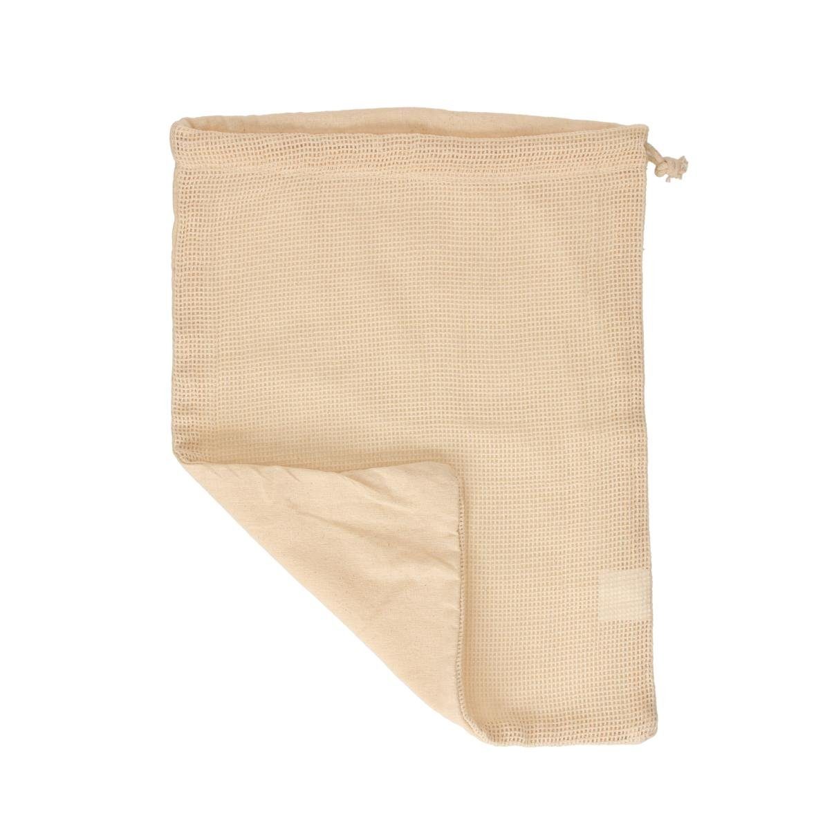 elasto Folienbeutel Obst- und Gemüsebeutel Cotton "ECOCARE" natur