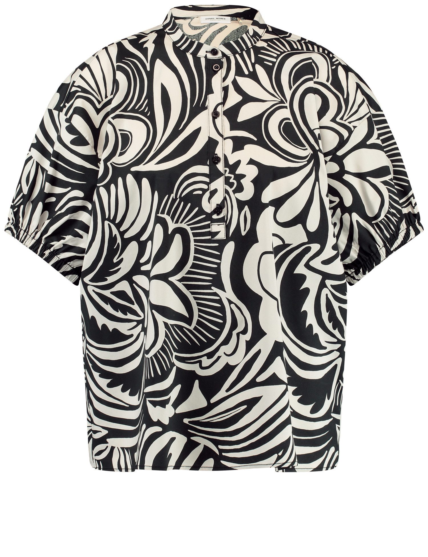 GERRY WEBER Klassische Bluse Legere Bluse mit Allover-Muster