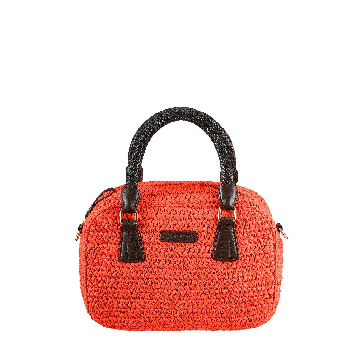Basttasche small tote aus Raffiabast