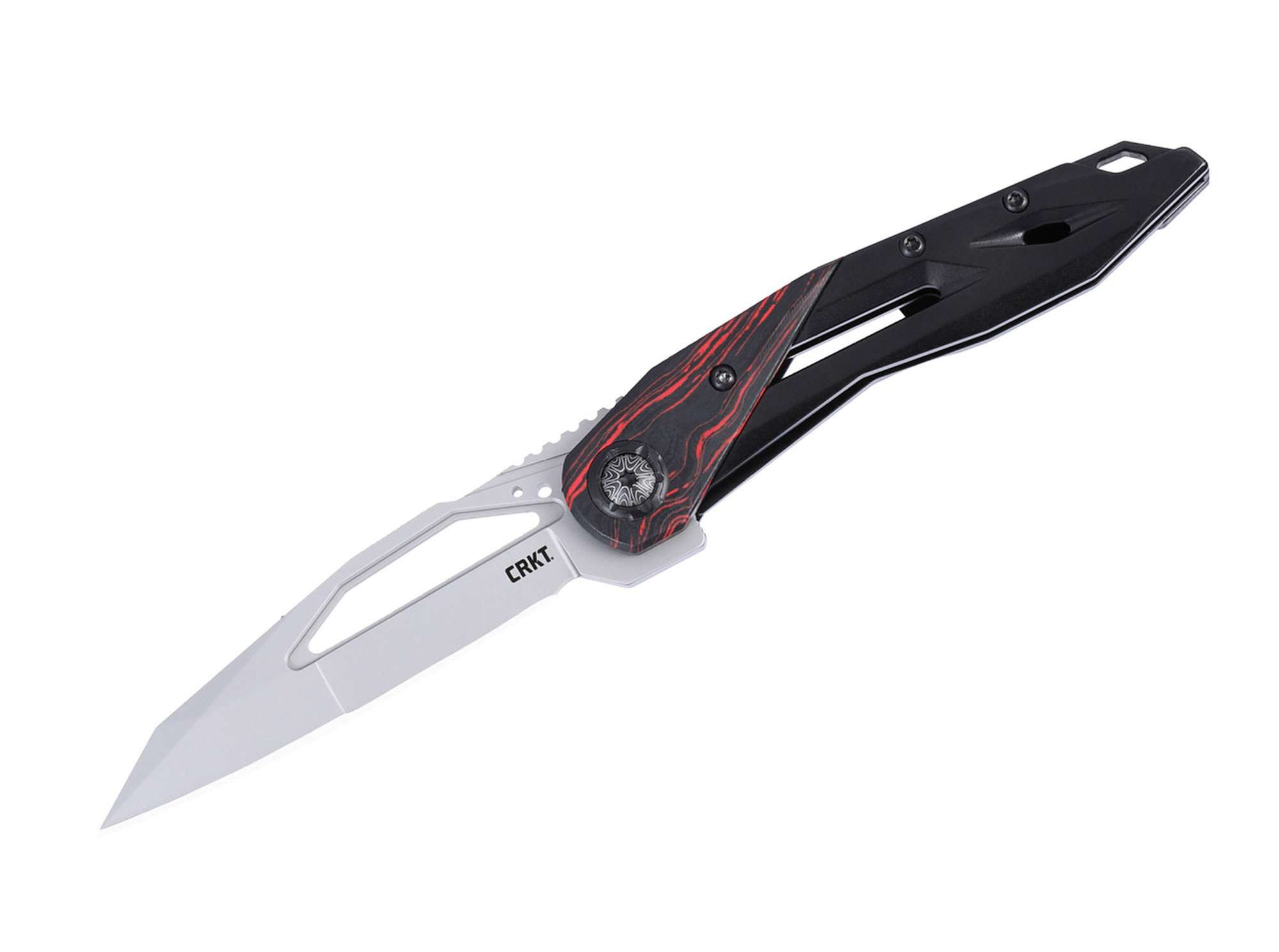 CRKT Taschenmesser Taschenmesser Nucleus 12C27 Steel & G10 Red & Black
