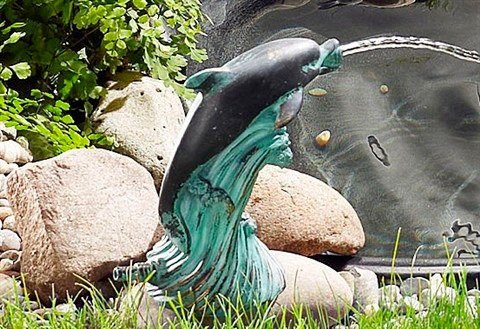 Ubbink Fertigteich Ocean I, BxLxH: 200x230x70 cm, 1500 l, (Set), inkl. Pumpe, Wasserspeier, Pflanzkörben