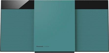 (DAB), (Digitalradio petrol/grün Microanlage W) Panasonic 20 RDS, FM-Tuner SC-HC304EG mit