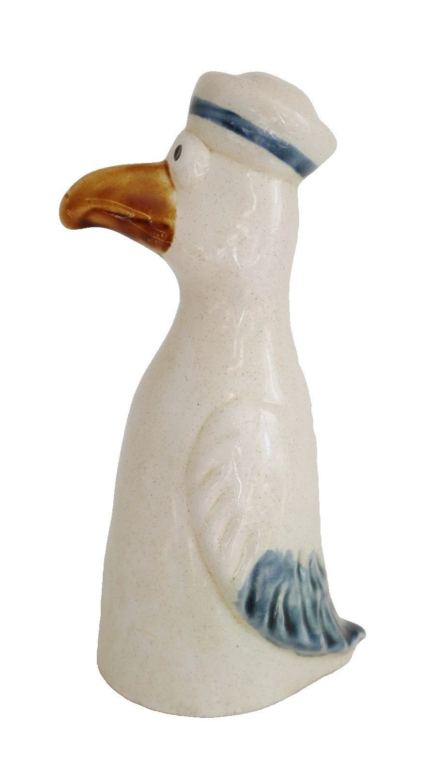 Kaufhaus le petit Tierfigur Gartenstecker Zaunhocker Möwe Vogel Garten Deko Skulptur Figur Objekt, Zaunsitzer Zaunfigur Dekofigur Dekoskulptur Dekoobjekt aus Keramik
