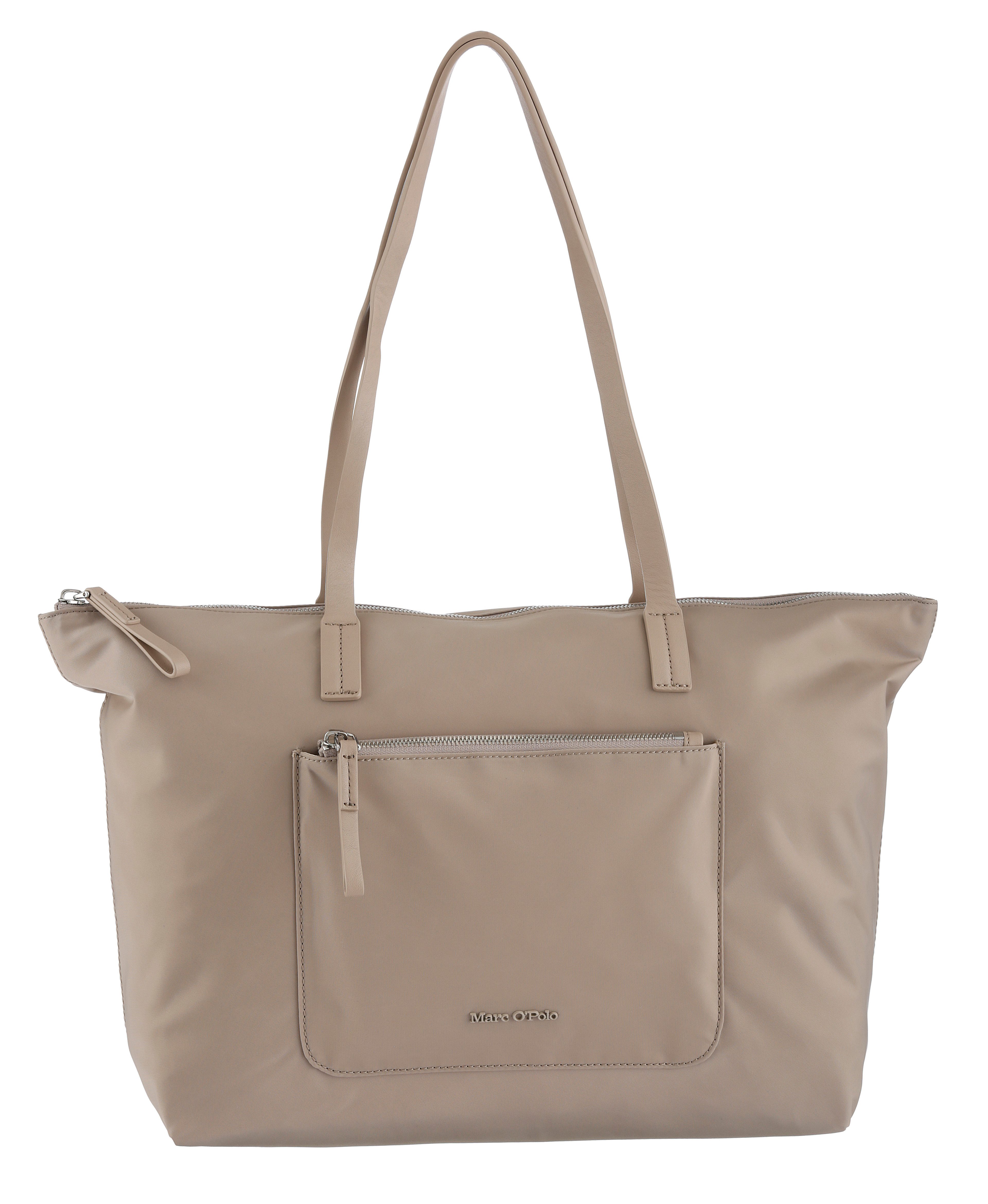 Marc O'Polo Accessories Shopper Nilli, große Damen-Handtasche, Umhängetasche, Einkaufstasche mit Fronttasche