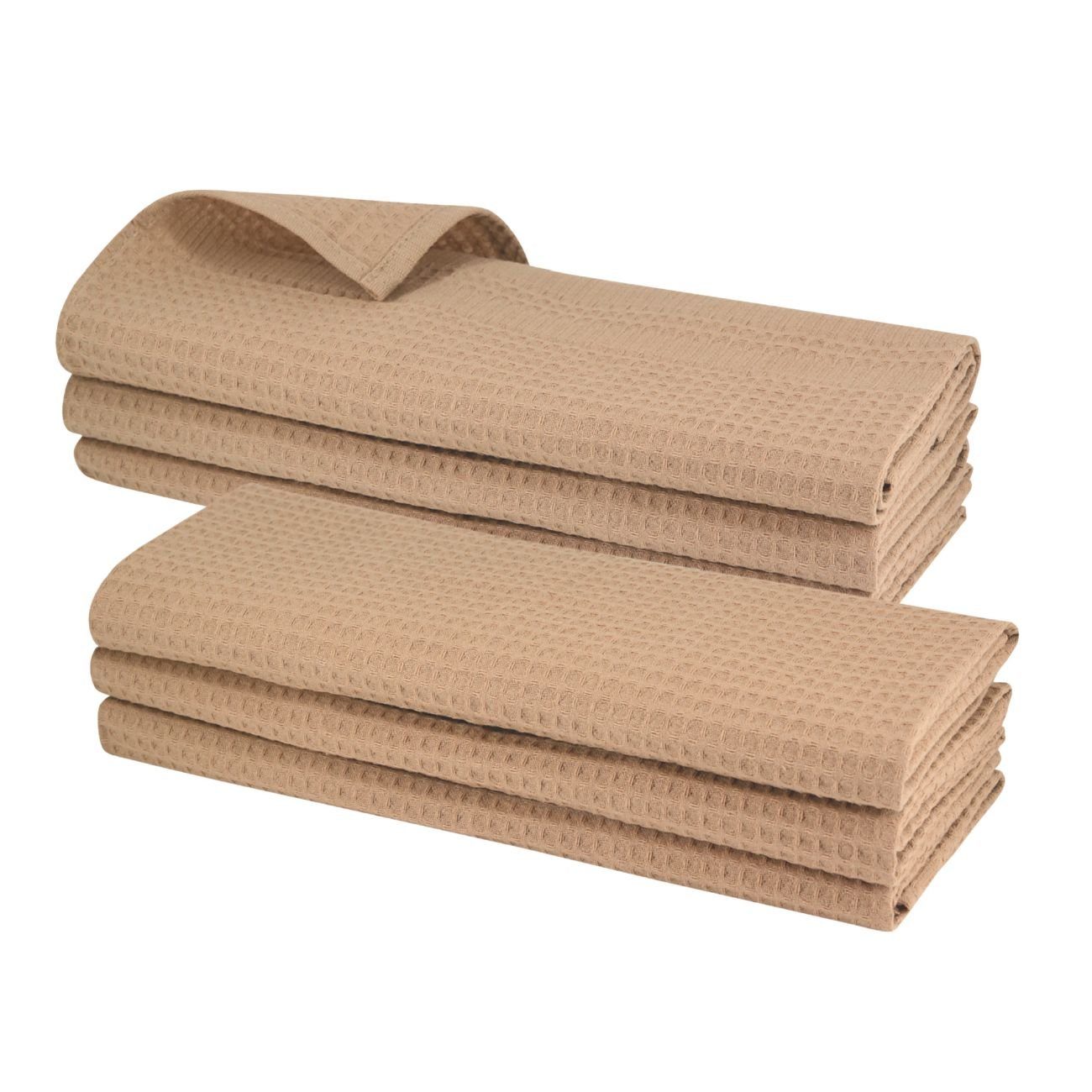 Engelland Geschirrtuch Poliertuch, (Vorteils-Set, 6-tlg., Waffel-Pique), günstig online kaufen