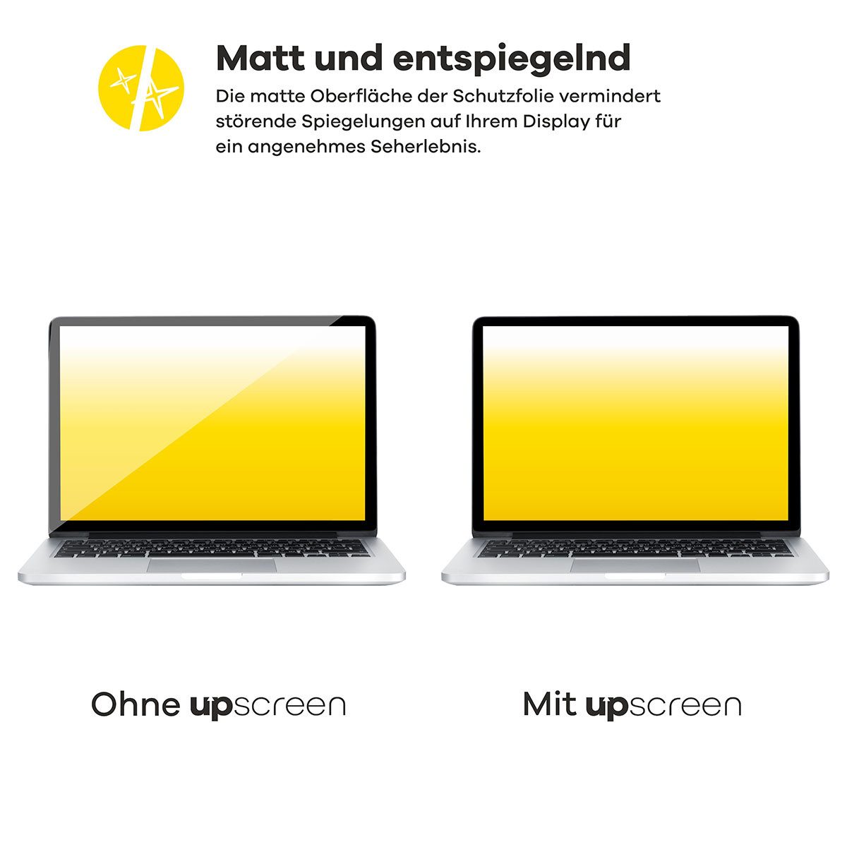 upscreen Displayschutzfolie Schutzfolie für Gigabyte G6 2023, Displayschutz Schutz Folie Matt Entspiegelungsfolie
