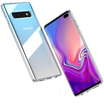 CoolGadget Handyhülle Transparent Ultra Slim Case für Samsung Galaxy S10 6,1 Zoll, Silikon Hülle Dünne Schutzhülle für Samsung S10 Hülle