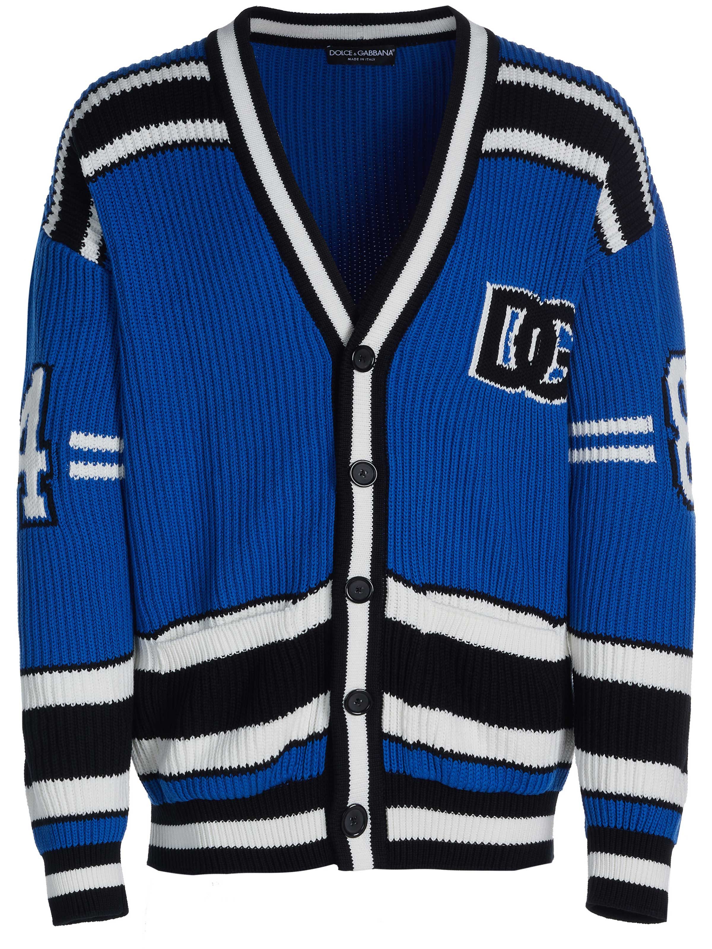 DOLCE & GABBANA Strickjacke Dolce & Gabbana Cardigan blau