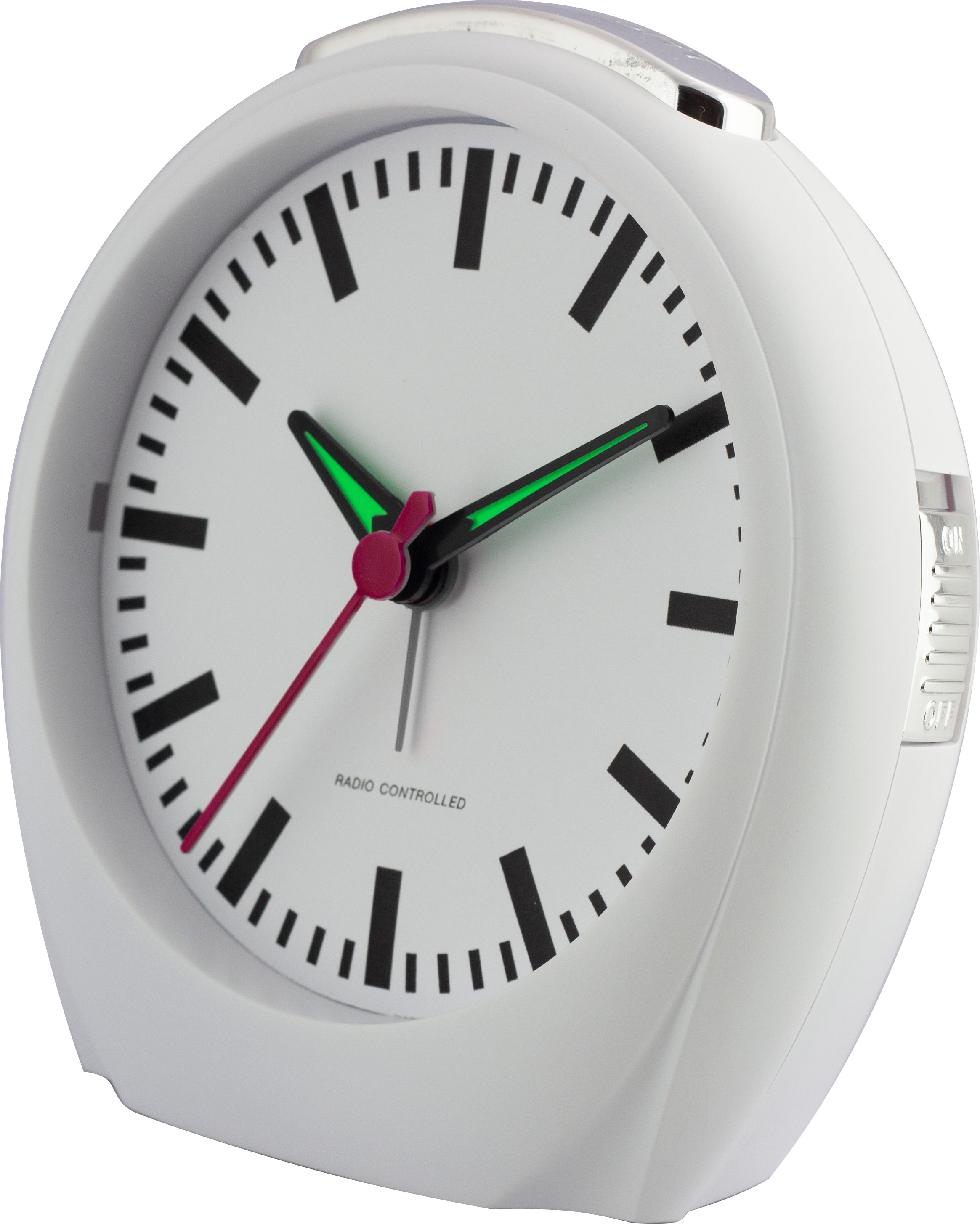 EUROTIME Funkwecker EUROTIME 495300-00 Analog Funkwecker mit Bahnhof-Ziffer günstig online kaufen