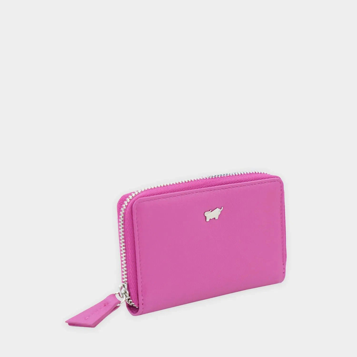 Braun Büffel Mini Geldbörse JOY RFID Reißverschluss Mini Geldbörse rosa