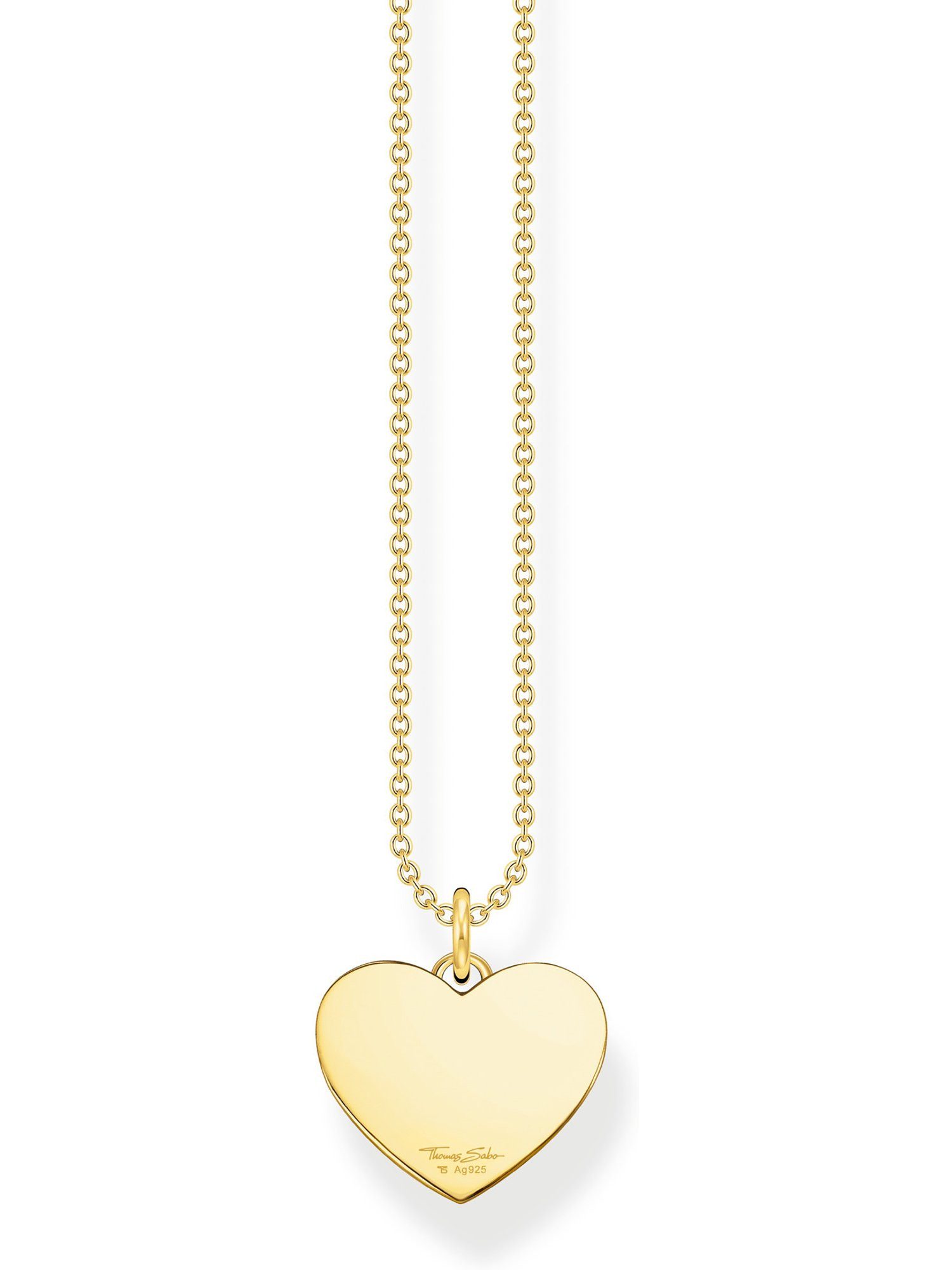 THOMAS SABO Silberkette Thomas Sabo Damen-Kette 925er Silber Herz, Glam & Soul