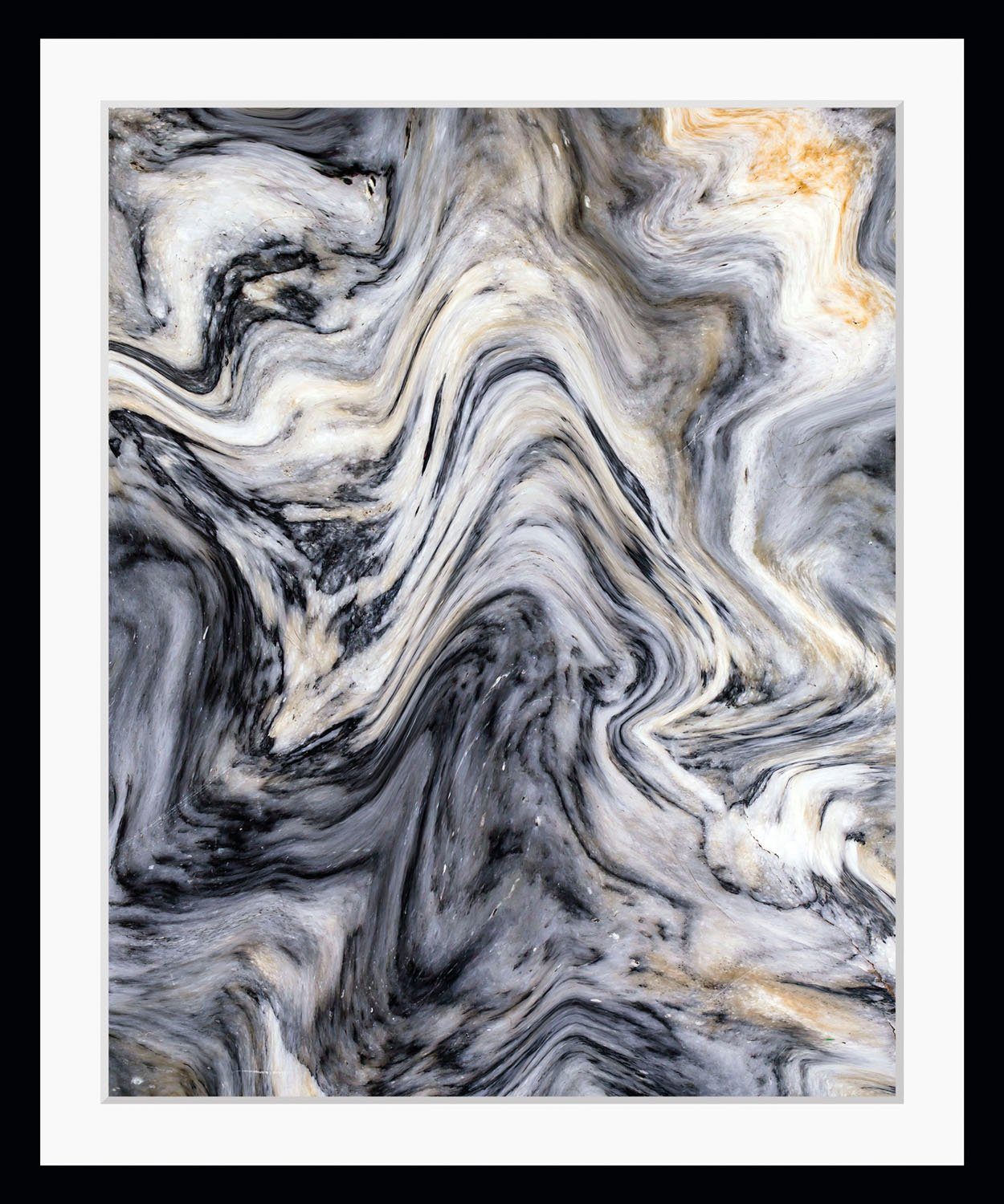 queence Bild Tobias, Abstrakt, Gemälde, Kunst, Marmor (1 St), HD Premium Poster-Druck inkl. Holzrahmen. € 29,85