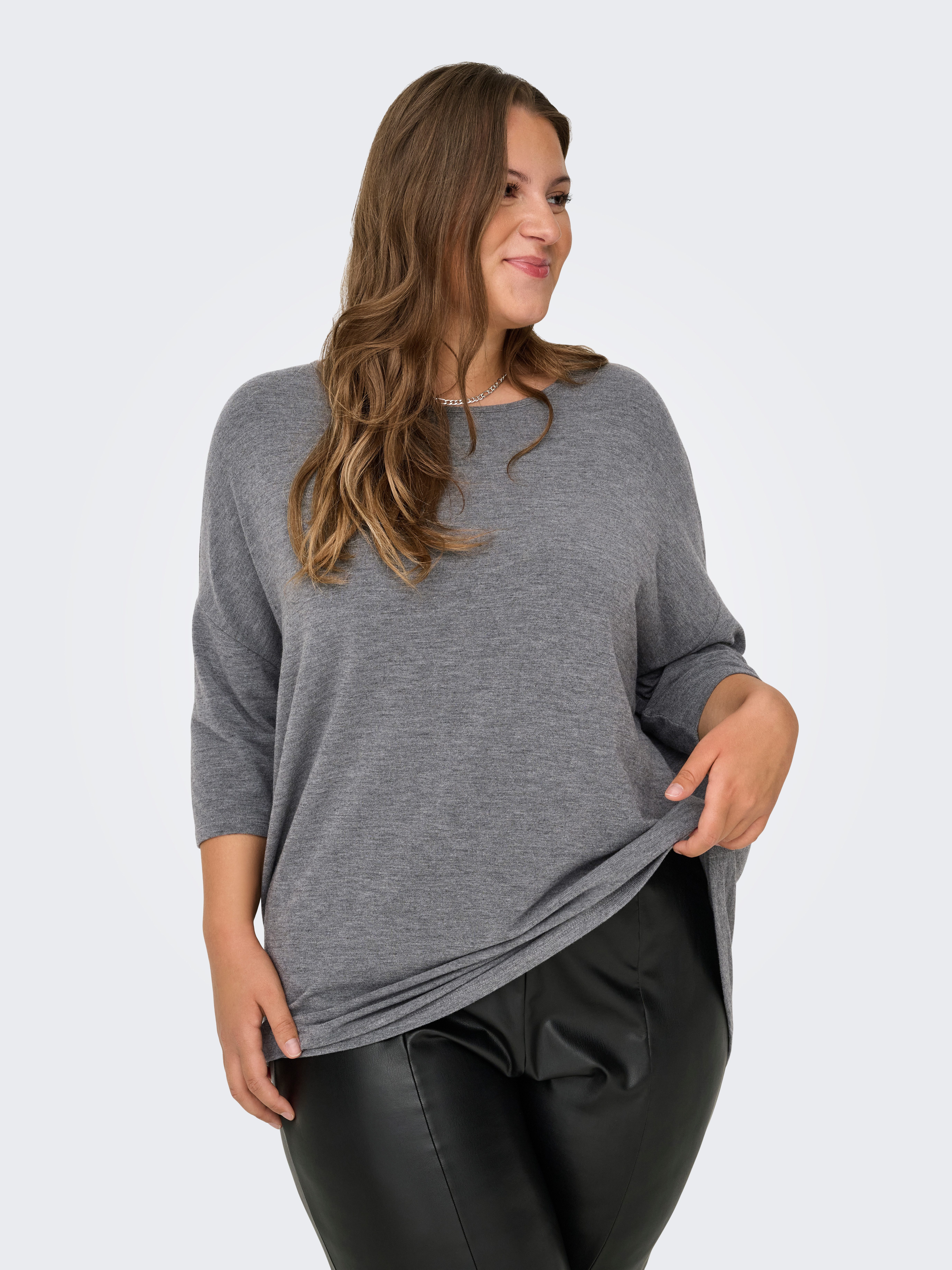ONLY CARMAKOMA 3/4-Arm-Shirt CARLAMOUR 3/4 TOP günstig online kaufen