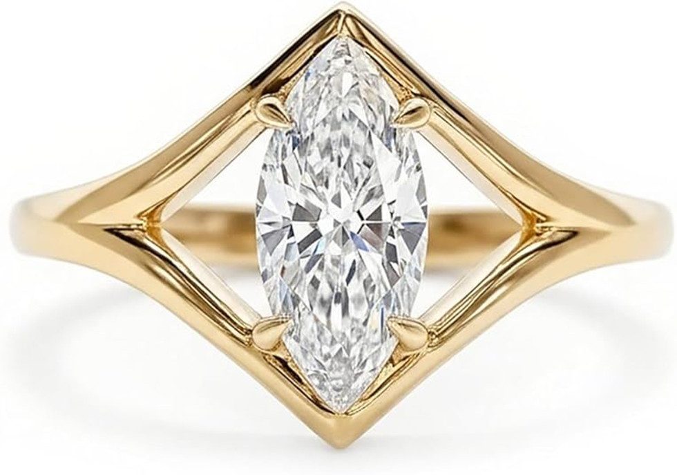 Jumpeak Trauring weddingring,ring gold,Ringe für Männer und Frauen,Diamantring,1Karat, Valentinstagsgeschenk,Jubiläumsgeschenk,Geschenk für meine Geliebte