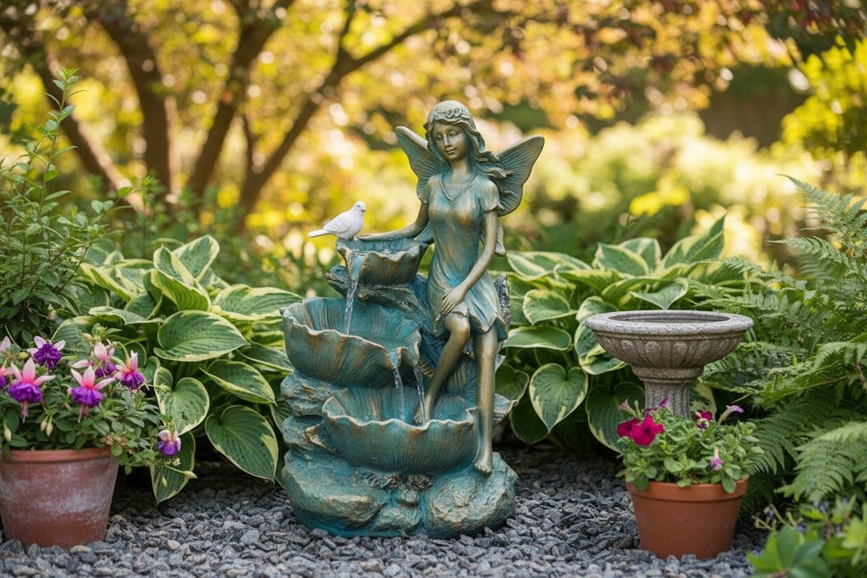 Smart Garden Wasserfall Solar-Wasserbrunnen Elfe Wasserspiel Fee Fairy Falls, (1 tlg)