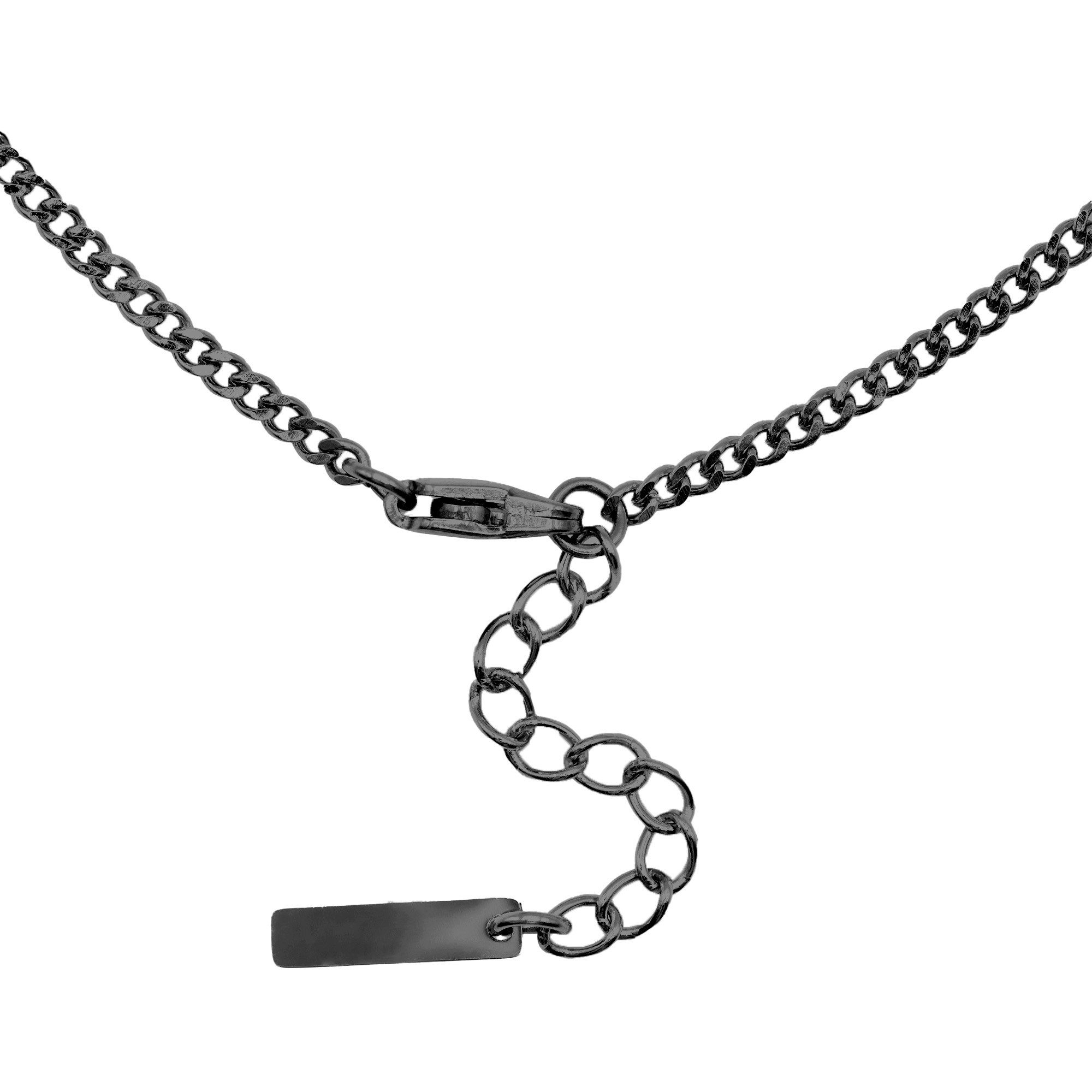 Heideman Armband Ferox schwarz farben (Armband, inkl. Geschenkverpackung), Armkette Männer