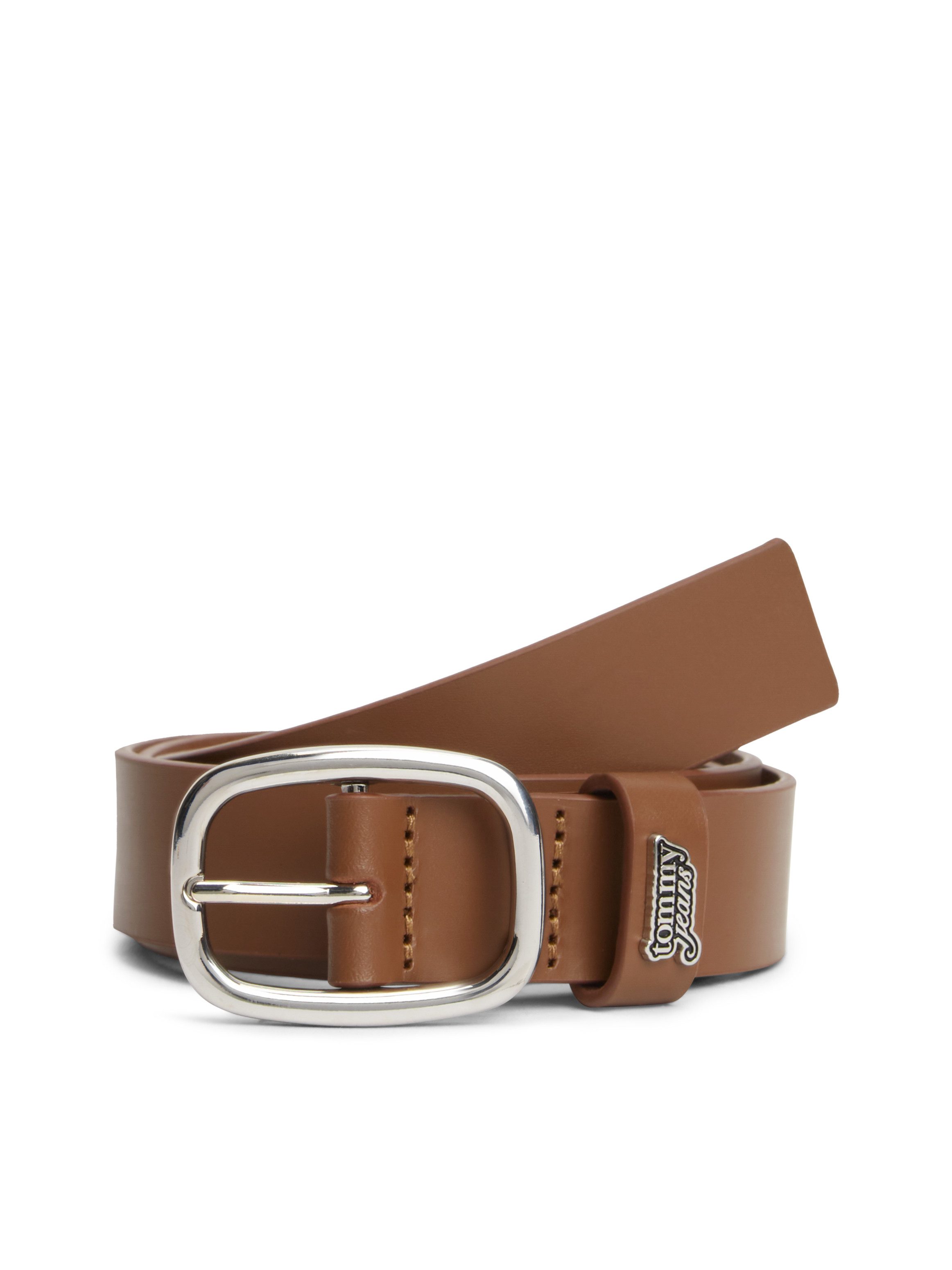 Tommy Jeans Ledergürtel TJW OVAL 3.0 BUCKLE mit Logodetail