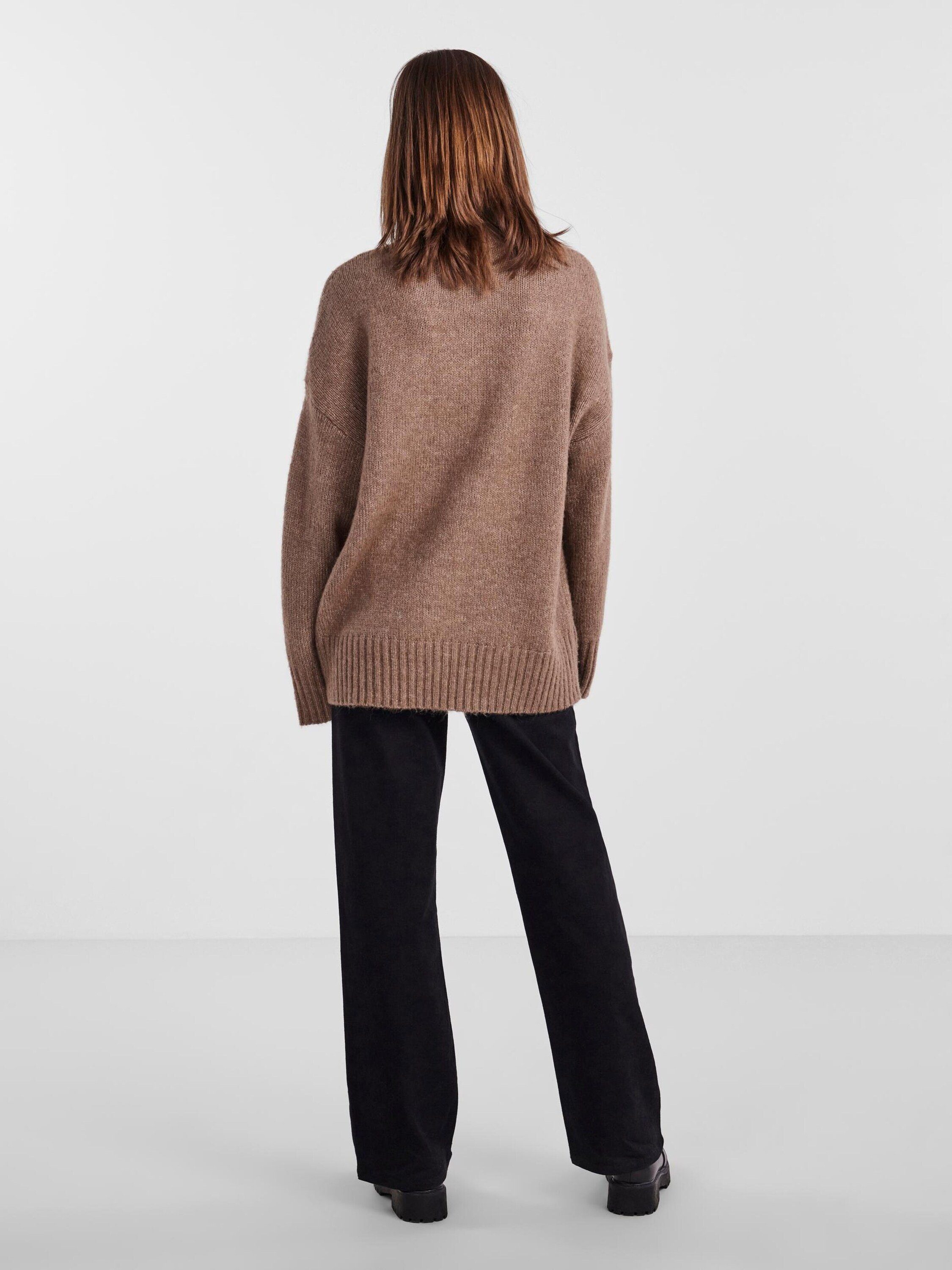 pieces Rollkragenpullover Nancy (1-tlg) Plain/ohne Details