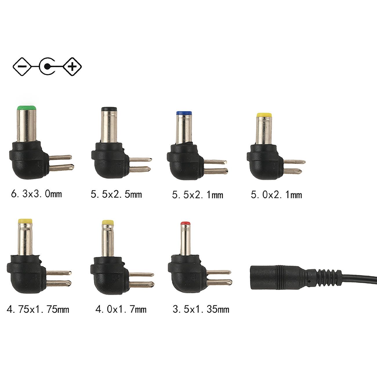 shop'n smile ideoon Schaltnetzteil 36W, 5-24V - AC/DC mit 7 Adaptern Universal-Netzteil (für Router, LED-Strips, Monitore, Kameras & mehr) – Bild 5 von 5