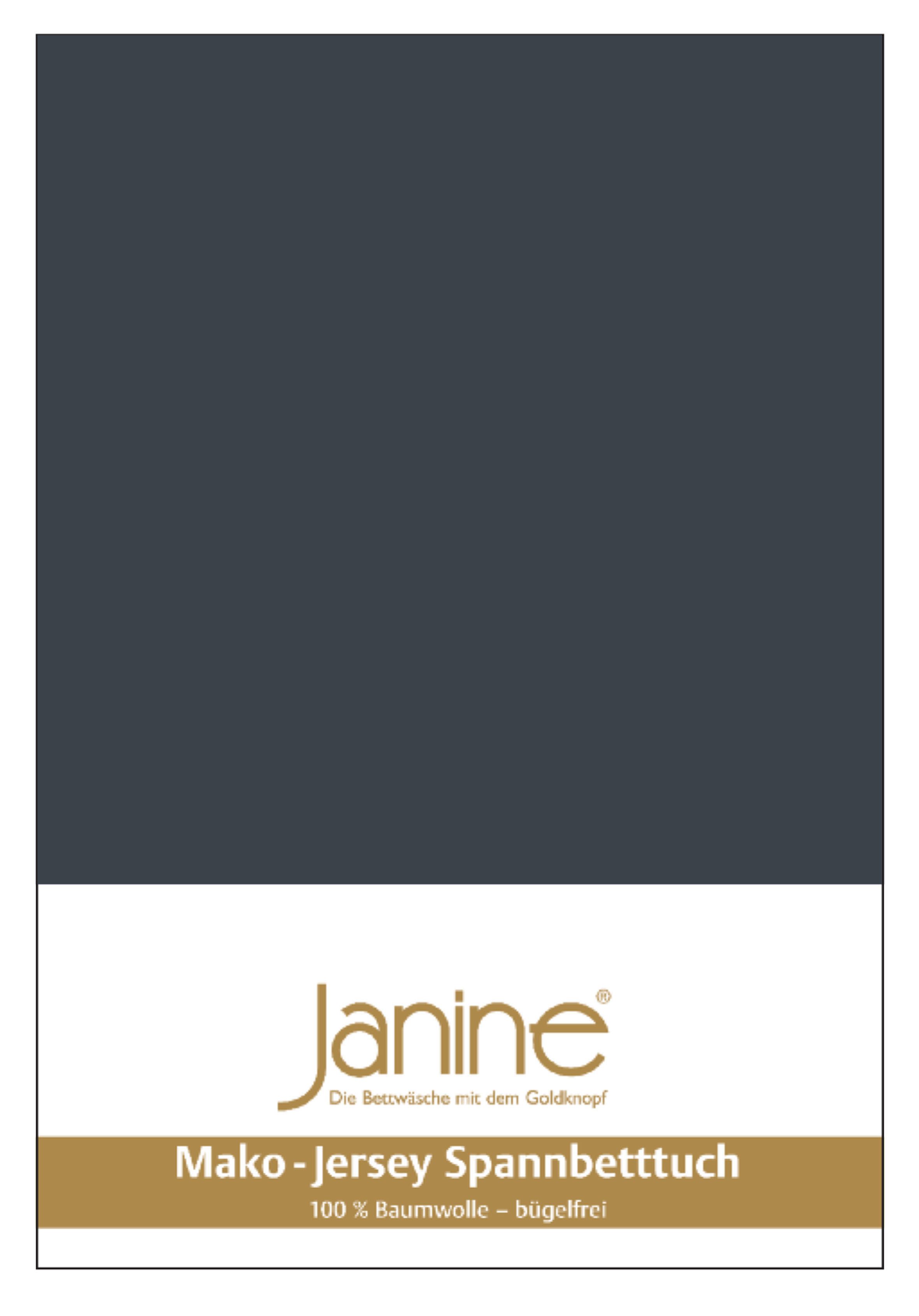 Janine Spannbettlaken Janine Mako Jersey Spannbetttuch günstig online kaufen