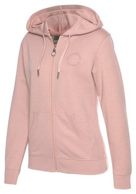 Bench. Loungewear Kapuzensweatjacke mit Logostickerei und Kängurutasche, Loungeanzug