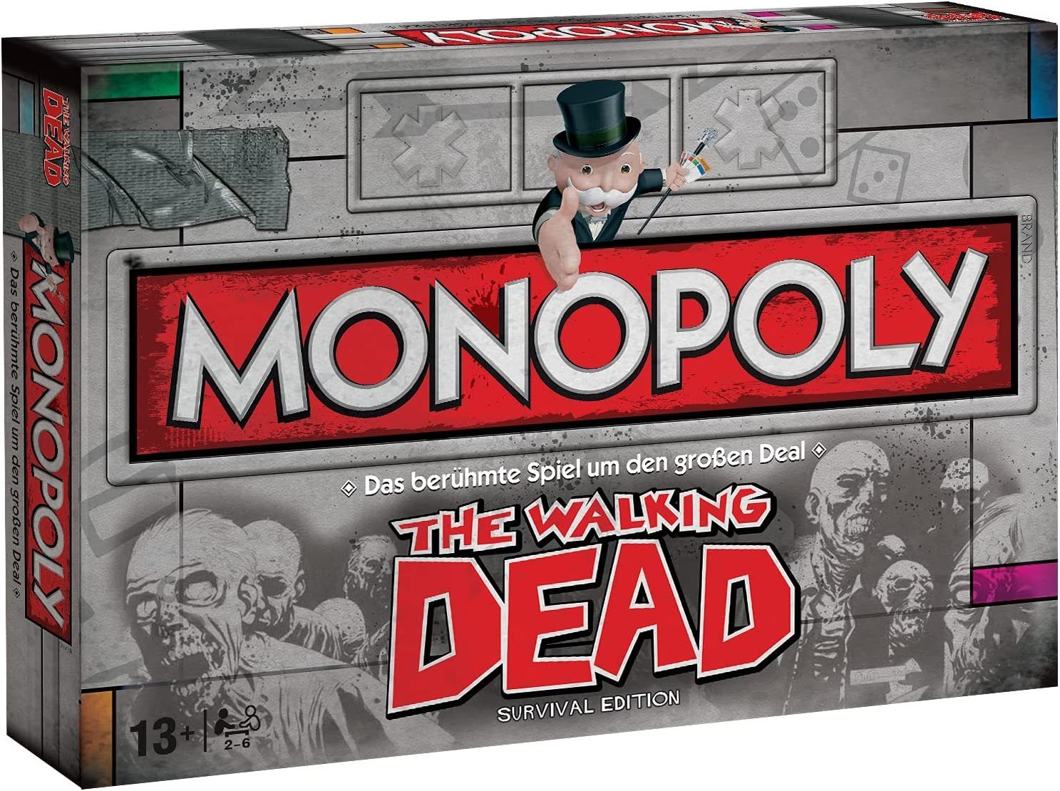 Winning Moves Spiel Monopoly The Walking Dead Survival Edition, Brettspiel