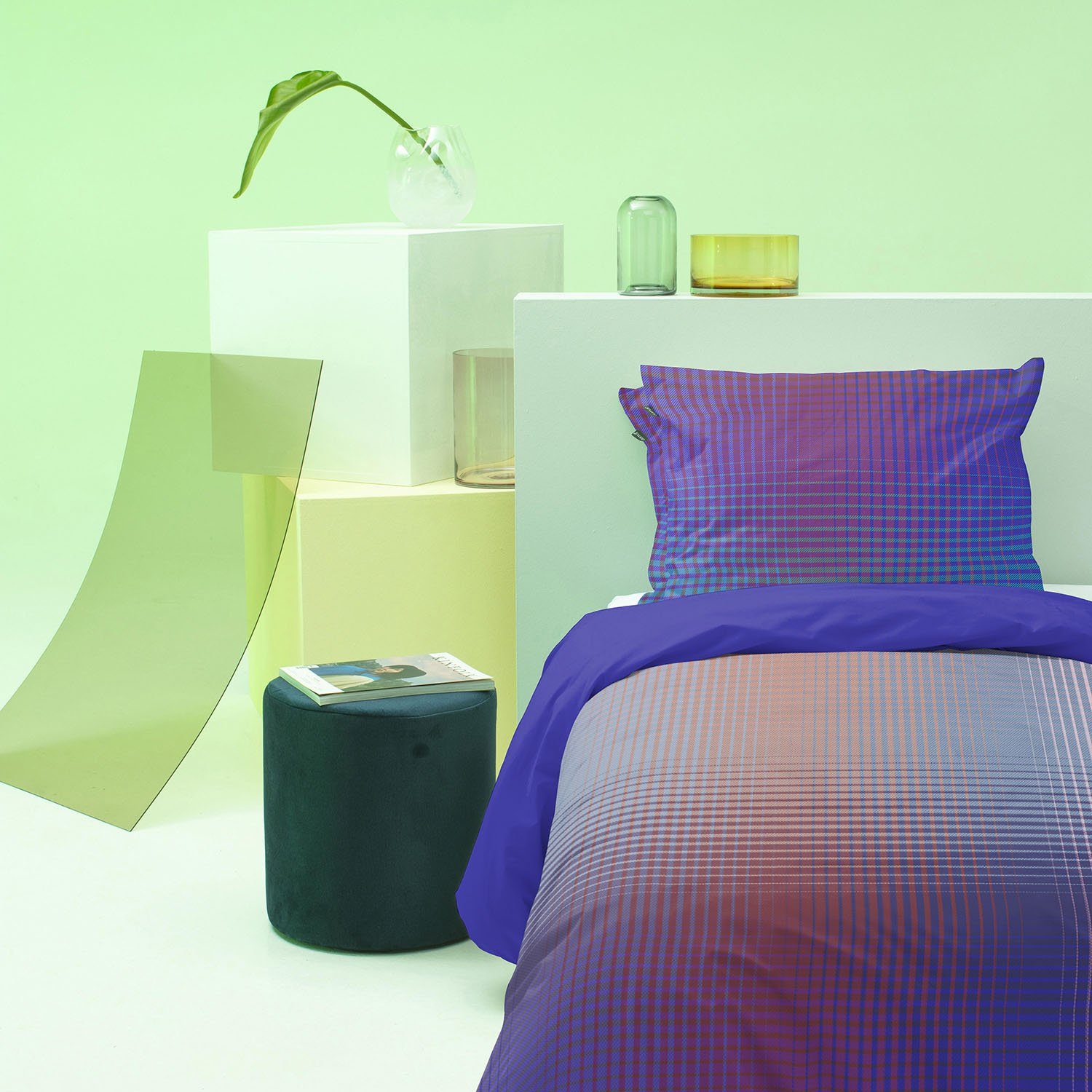 damai Wendebettwäsche Rainbow, Satin, 3D-Schatteneffekt günstig online kaufen