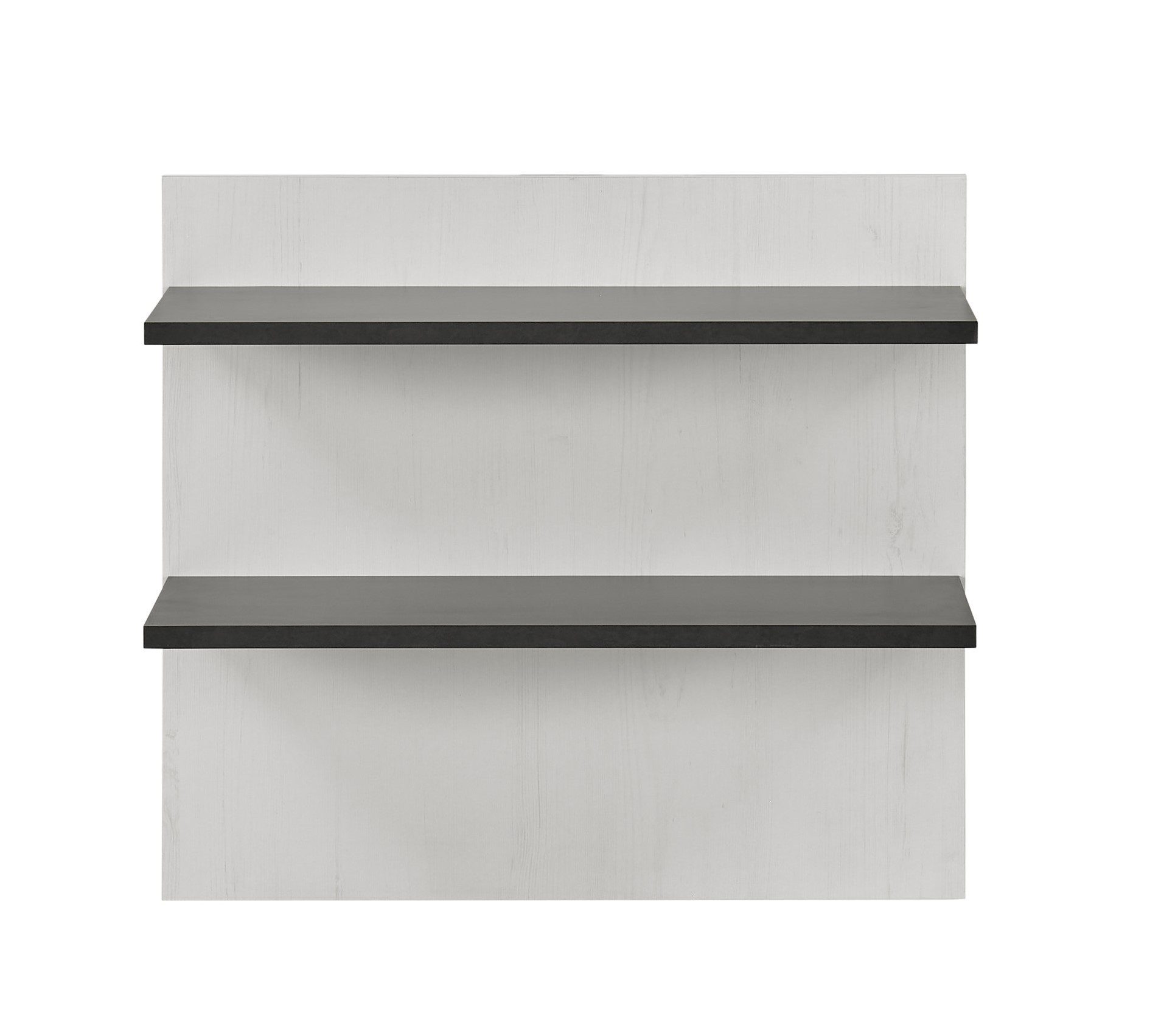 99rooms Nachttisch Woodsher (Nachtkommode), mit 2 Ablagen, aus Holzwerkstoff