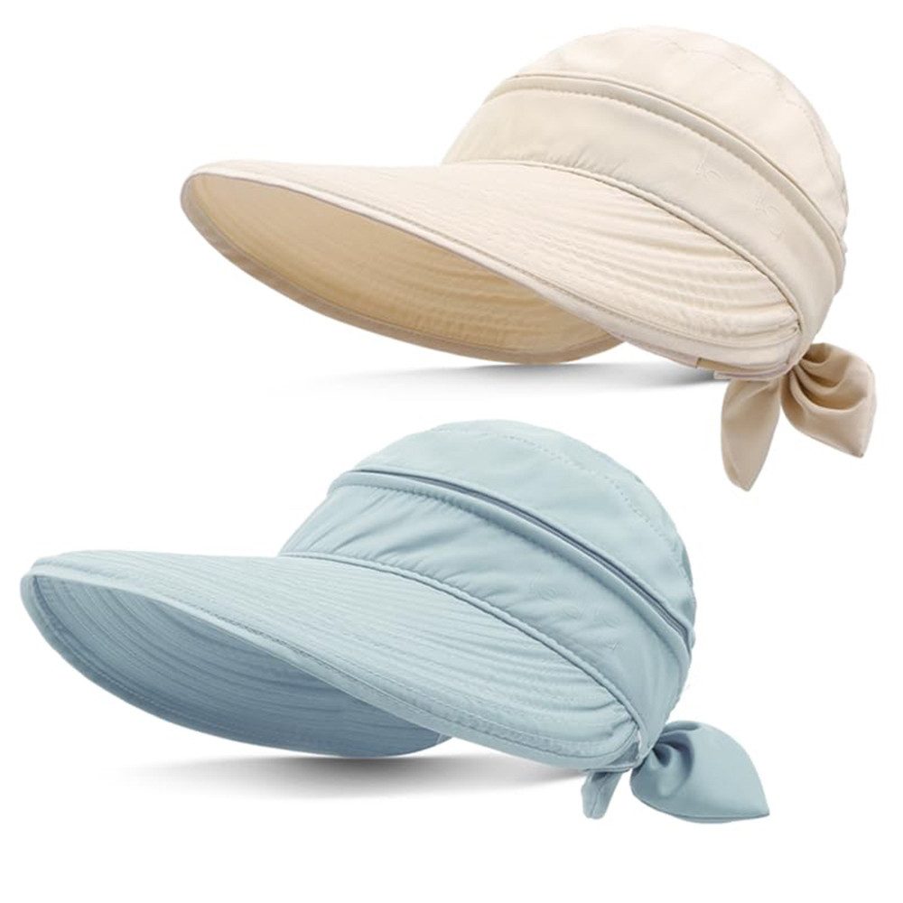 Coonoor Sonnenhut 2-in-1 Sonnenhut für Damen, Sonnenschutz Strandhut Abnehm günstig online kaufen