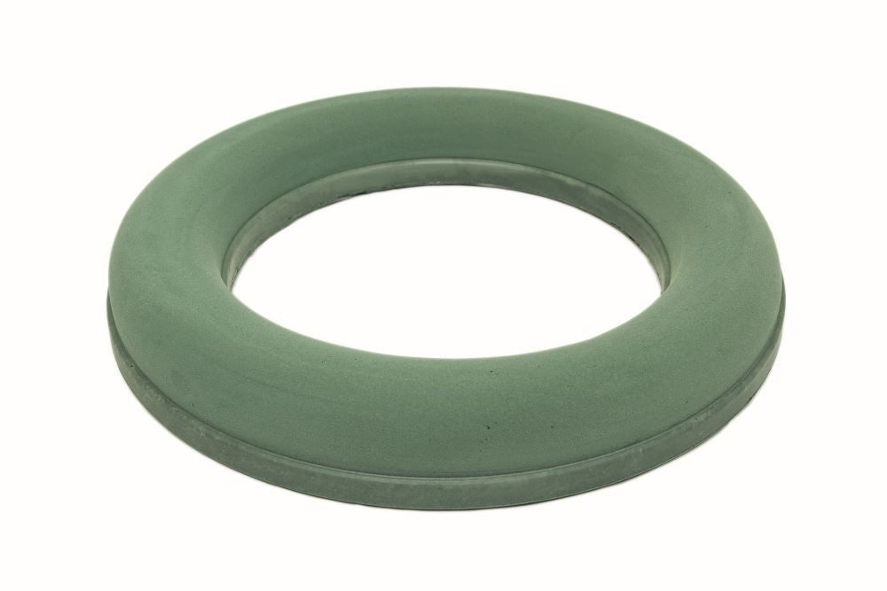 Bastelfilz Blumen-Steckschaum-Ring, 30 cm, Steckmasse, Kranz, Steckmoos
