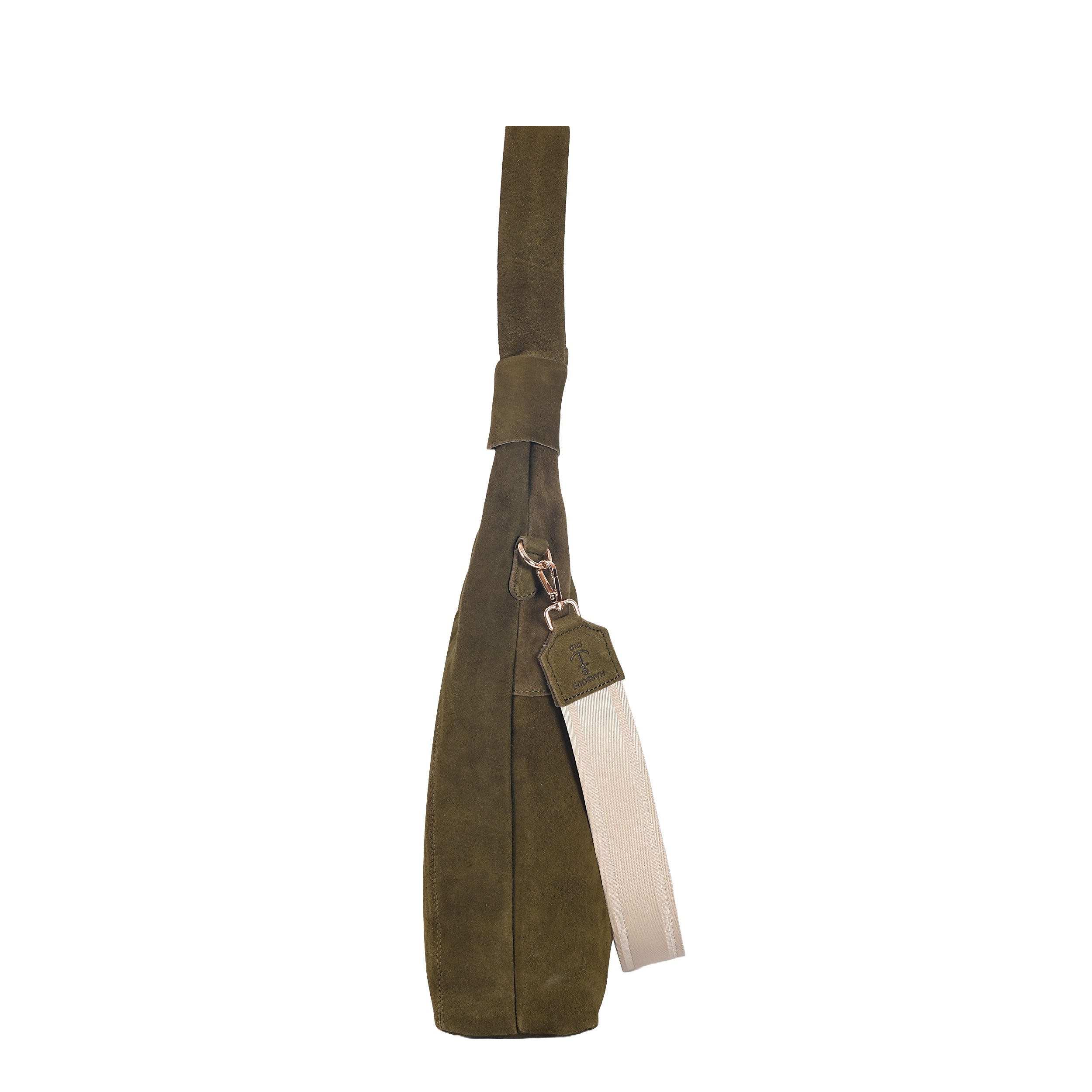 HARBOUR 2nd Hobo Laurine, Damen Handtasche, Umhängetasche, Schultertasche mit Ziernähten