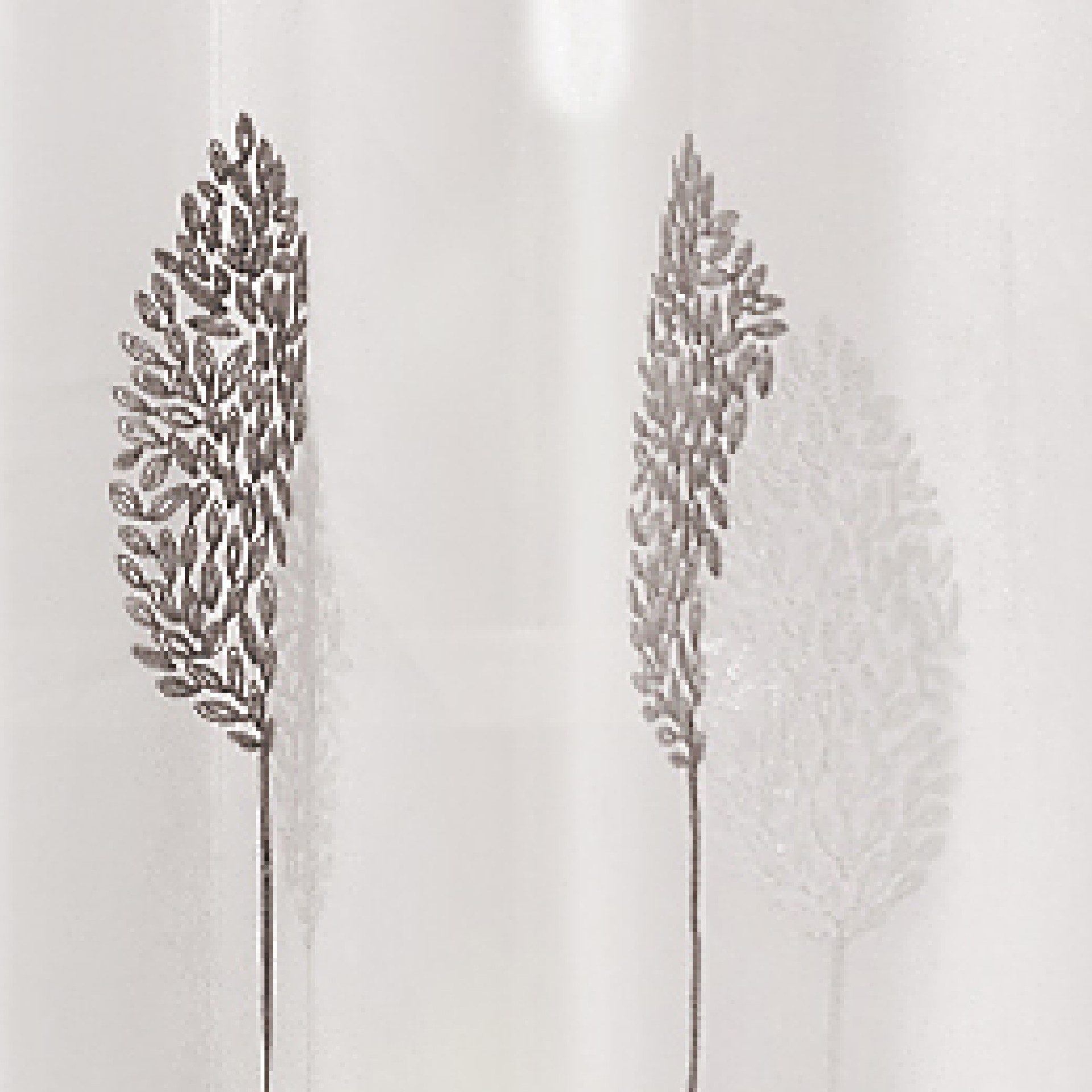 Delindo Lifestyle Gardine Serie Monique (2 St), Ösen, halbtransparent, Voil günstig online kaufen