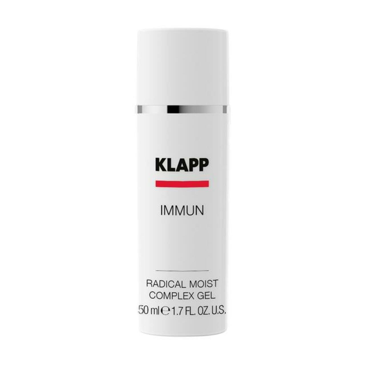 Klapp Cosmetics Tagescreme Immun Radical Moist Complex Gel, Sofort spürbare feuchtigkeitsspendende Wirkung.