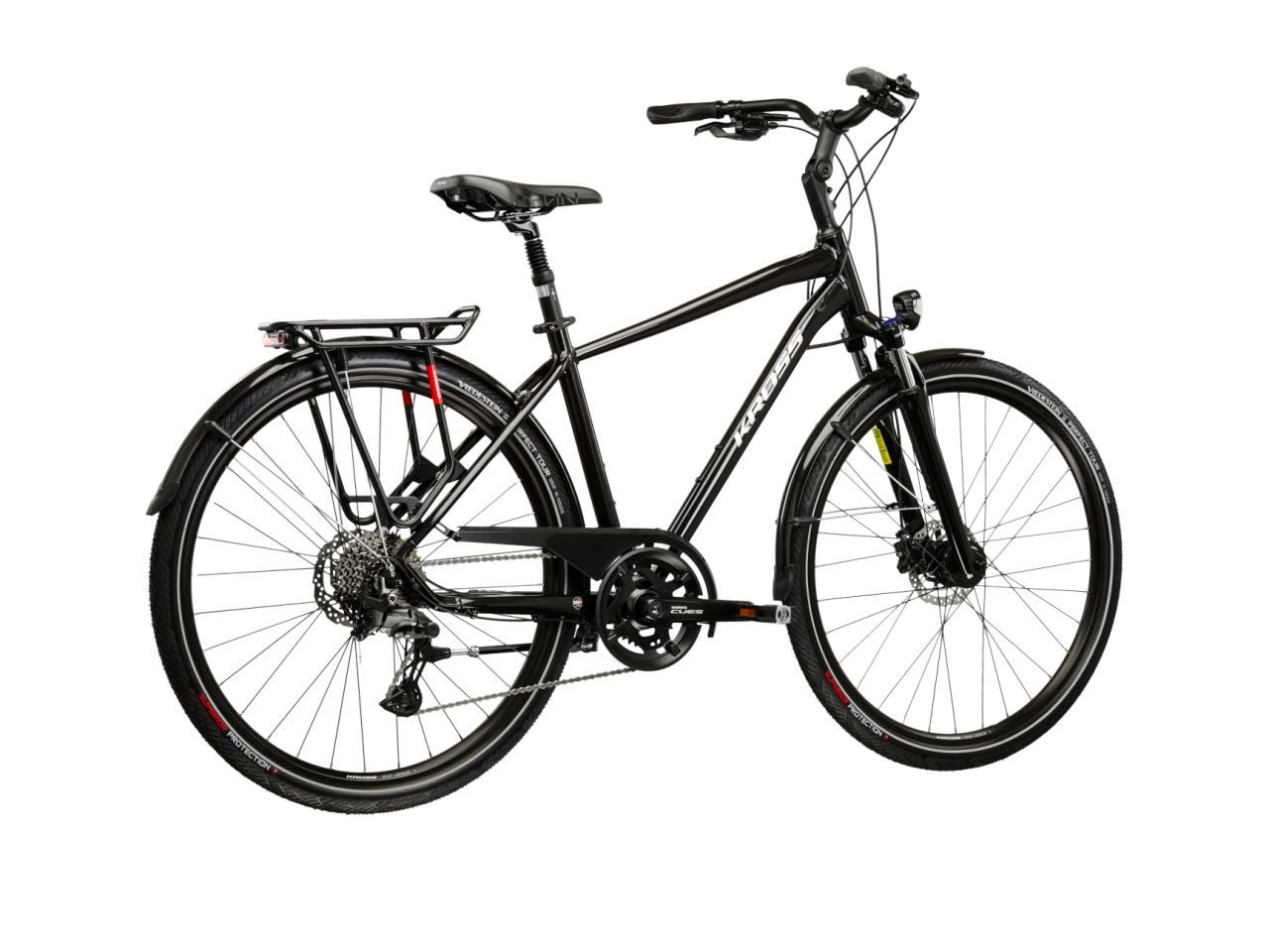 Kross Trekkingrad Trans 7.0 schwarz 20 Gänge, 20 Gang Shimano CUES U6020 Schaltwerk, Kettenschaltung