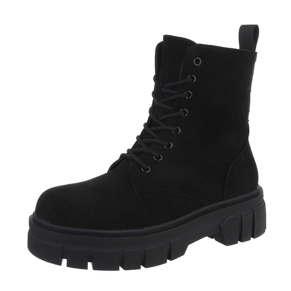 Ital-Design Damen Schnürschuhe Freizeit Schnürstiefelette (87124712) Blocka günstig online kaufen