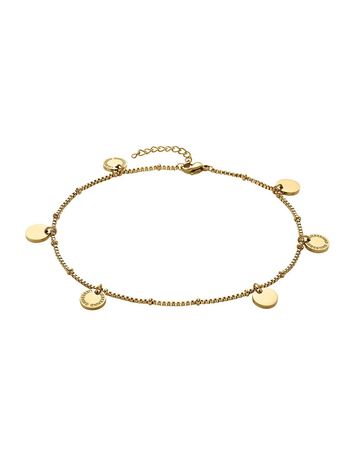 Liebeskind Berlin Fußkette The Mirror. Edelstahl günstig online kaufen