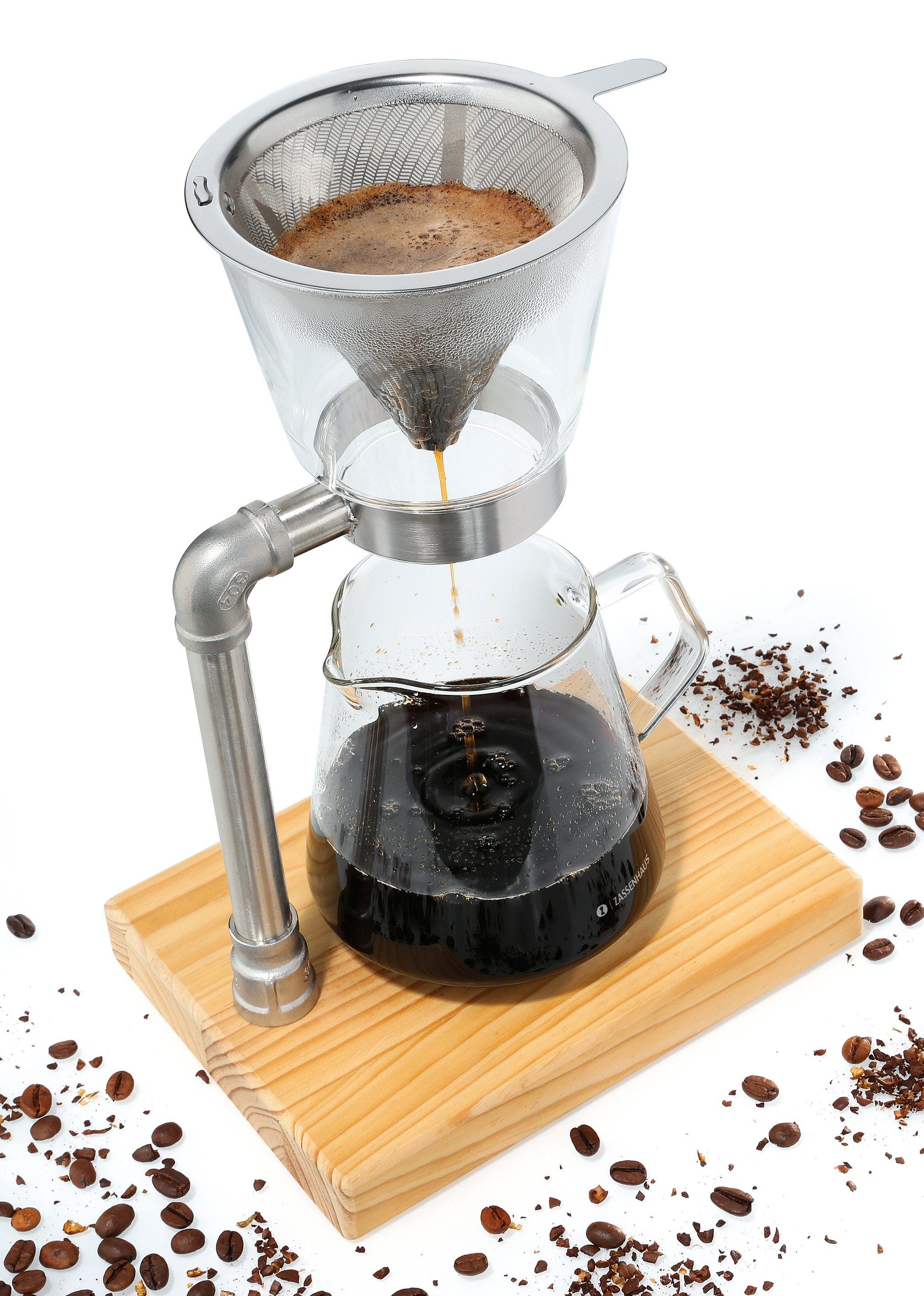 ZASSENHAUS Kaffeebereiter WORKER Kaffeekocher ZASSENHAUS Kaffeebereiter 6 Kaffeezubereiter