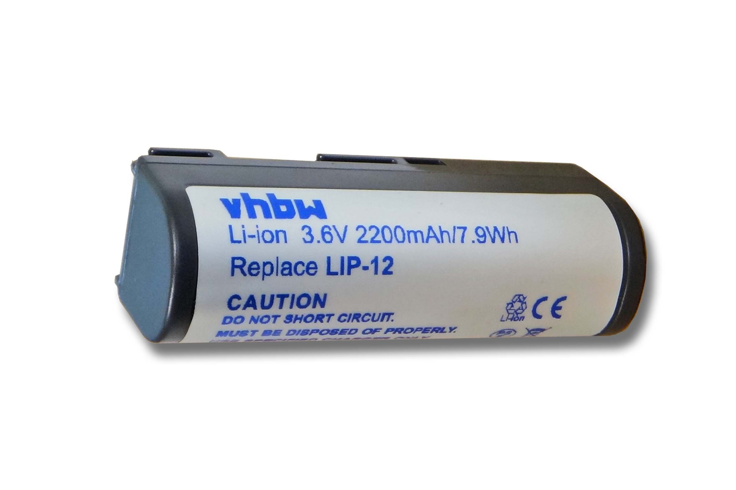 vhbw Akku Ersatz für HP F1255-80055, F1255A, F1287A für (2200mAh, 3,6V, Li-Ion) 2200 mAh