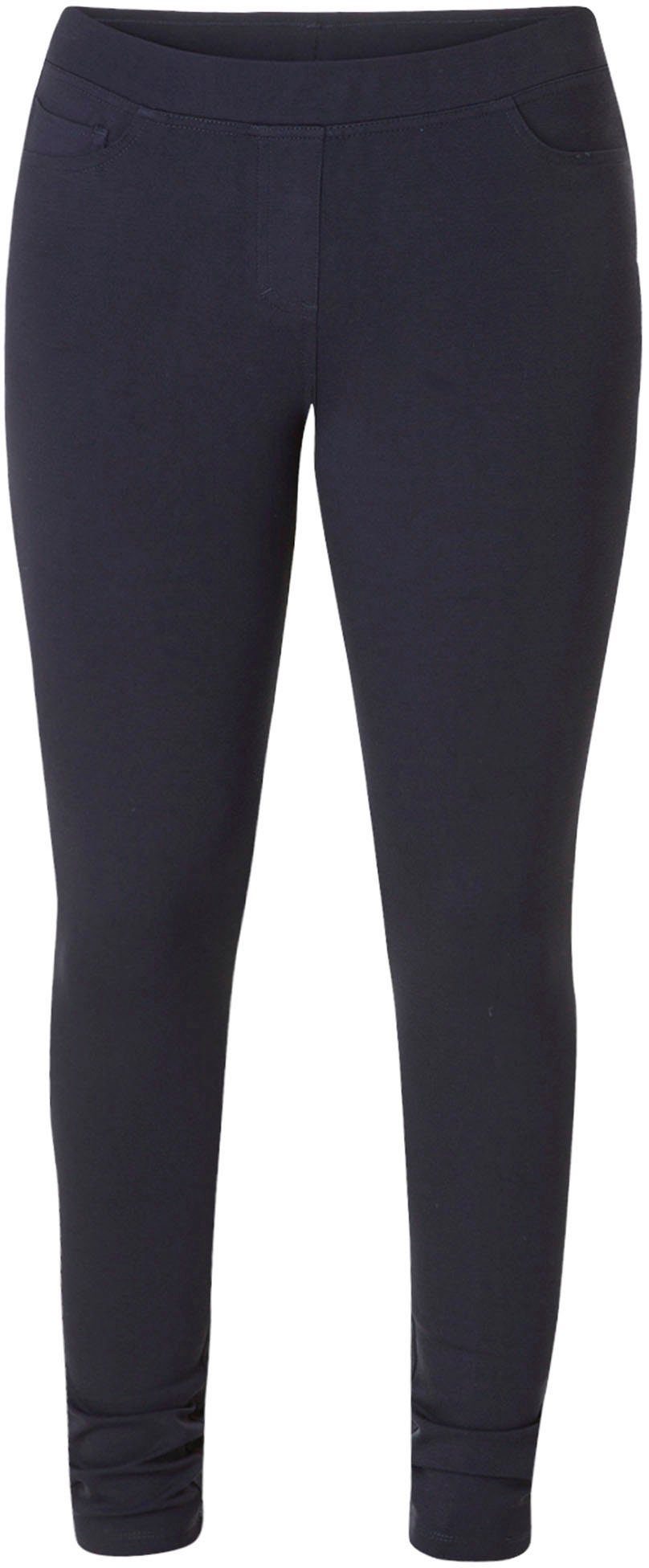 Base Level Curvy Jeggings Arnika mit Badge. Reduzierter Preis € 44,99. Unverbindliche Preisempfehlung € 54,95