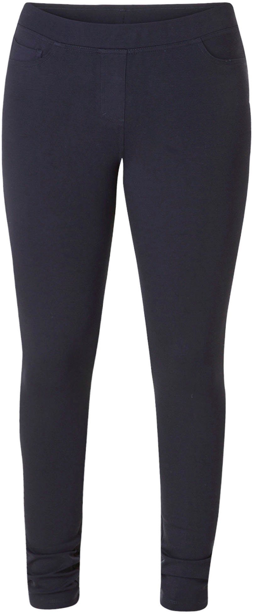 Base Level Curvy Jeggings Arnika blue navy mit dark Badge