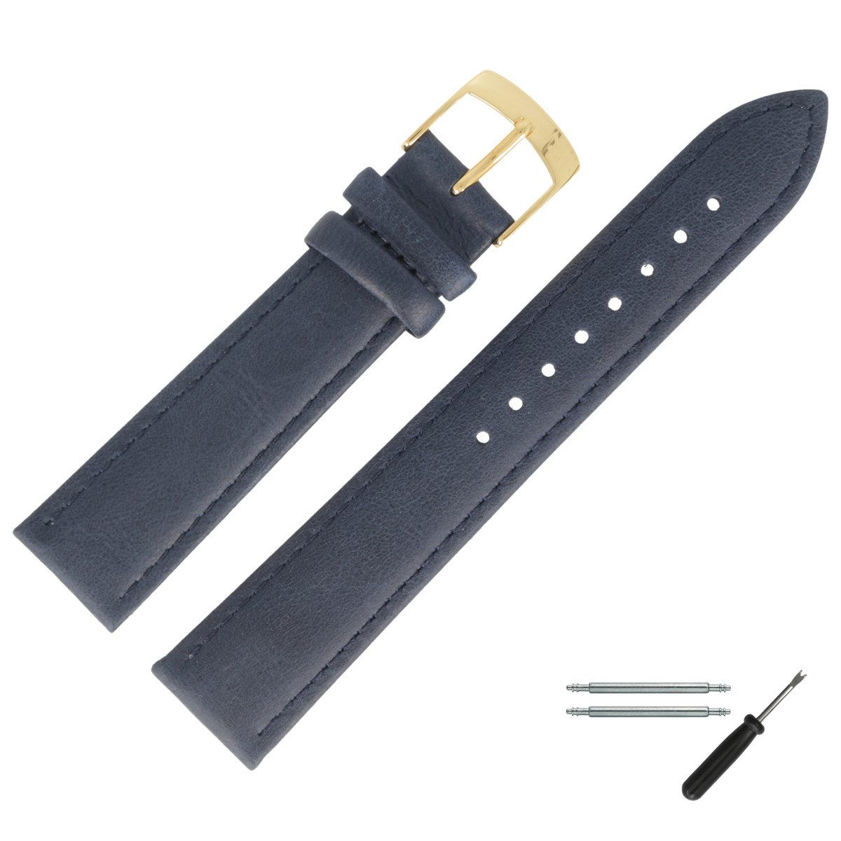 MARBURGER Uhrenarmband 16mm Leder günstig online kaufen