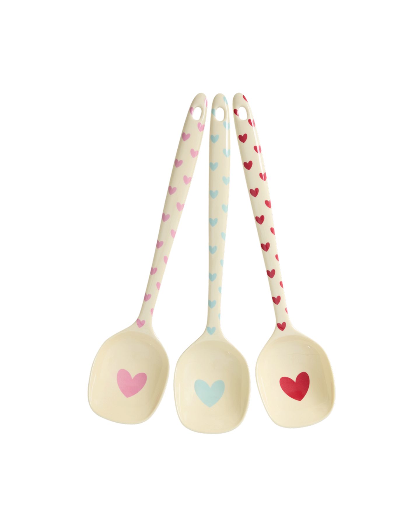 rice Kochlöffel Rice Melamin Kochlöffel 3er-SET - Herz Print