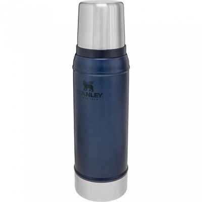 STANLEY Isolierflasche Classic, Vakuum Trinkflasche 0,47L, blau