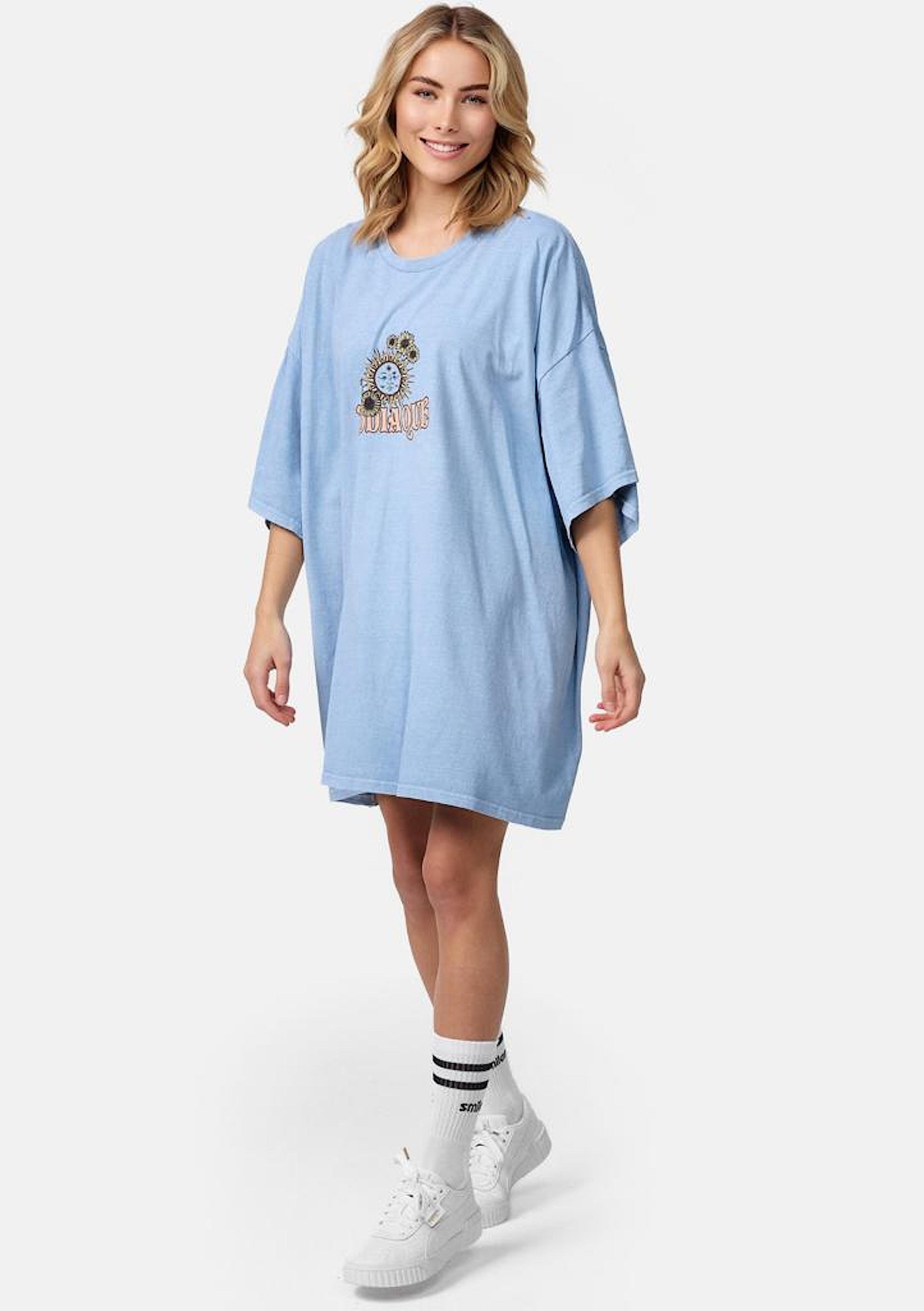 Worldclassca Oversize-Shirt Worldclassca Oversized T-Shirt T-Shirt-Kleid Shirt Print TEE Oberteil – Bild 3 von 3