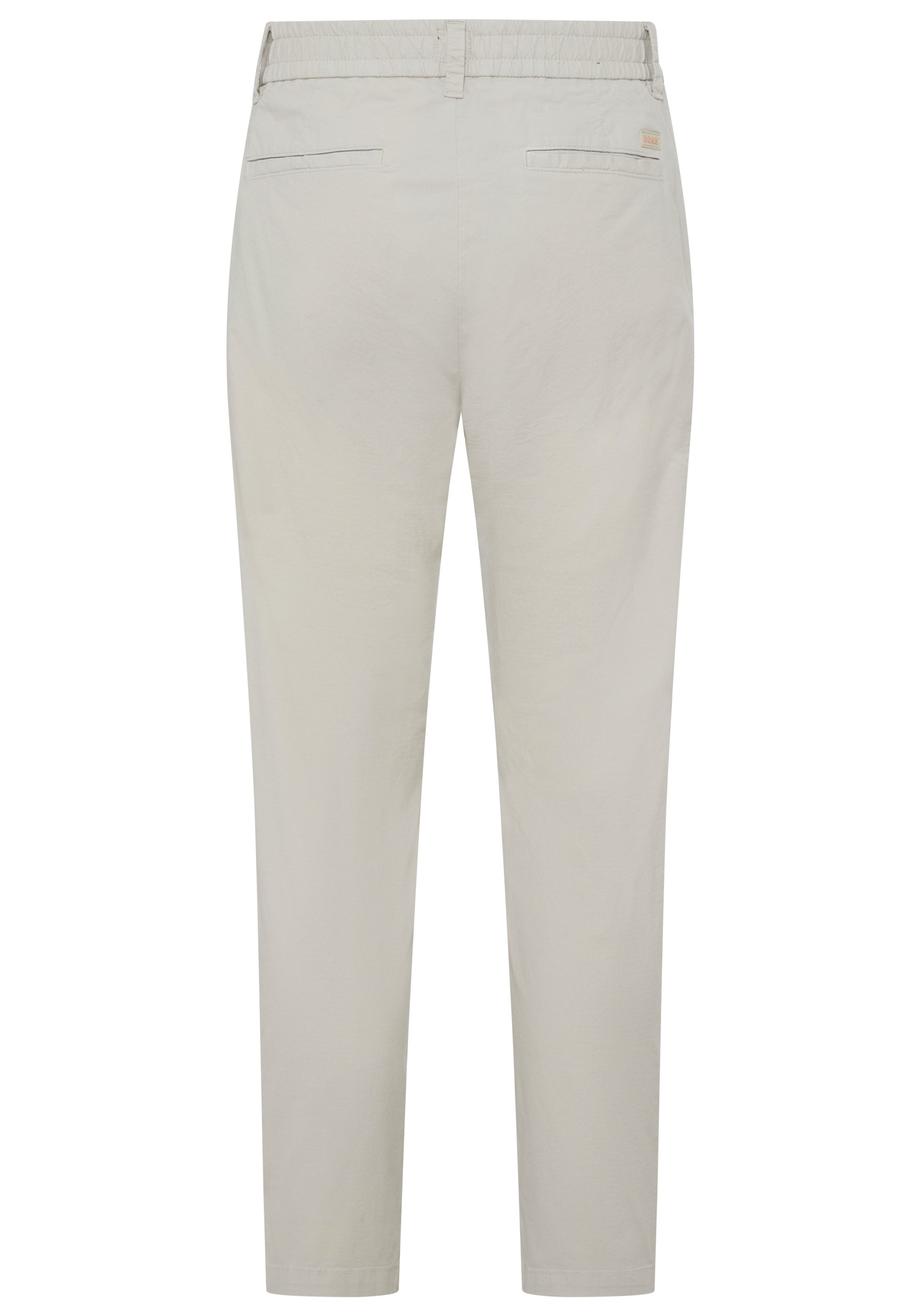 BOSS ORANGE Chinohose Tapered Fit, Stretch-Qualität, Komfortbund mit Tunnelzug