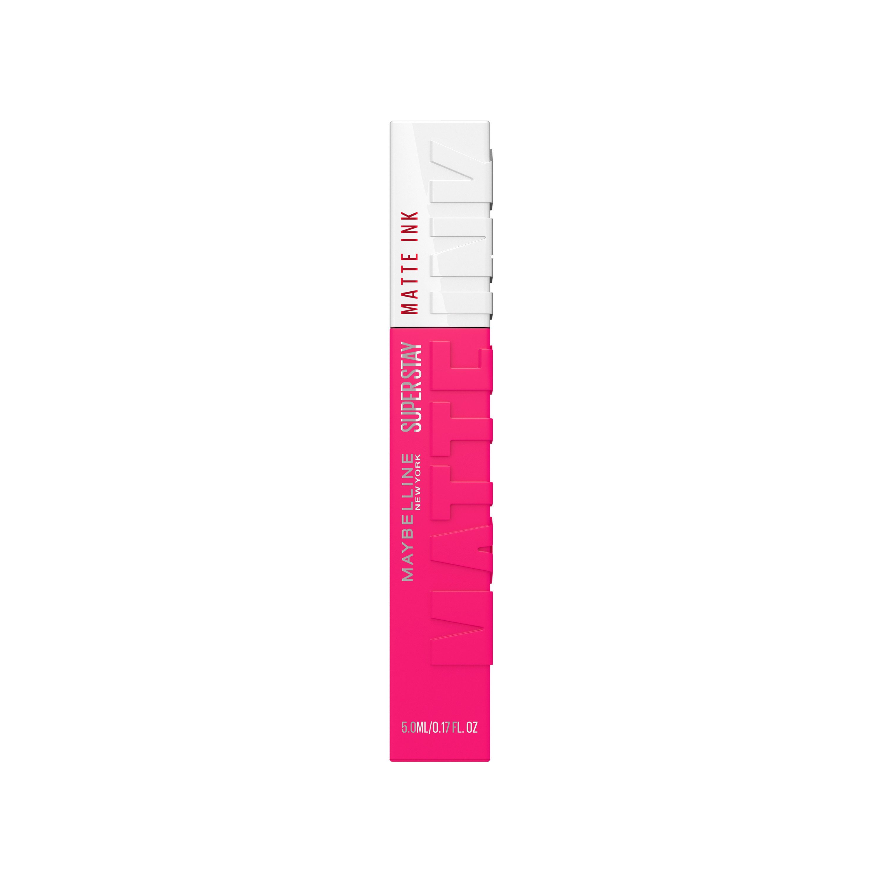 MAYBELLINE NEW YORK Lippenstift SUPER STAY MATTE INK LIPPENSTIFT, mattes Finish und hält bis zu 16 Stunden